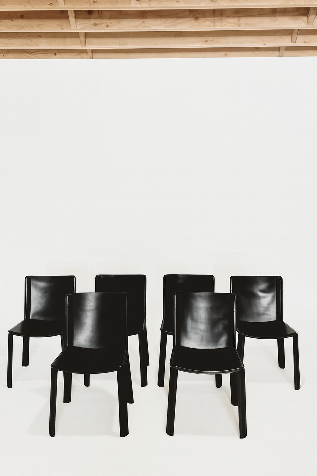 CIDUE LEATHER DINING CHAIRS (SET OF 6)