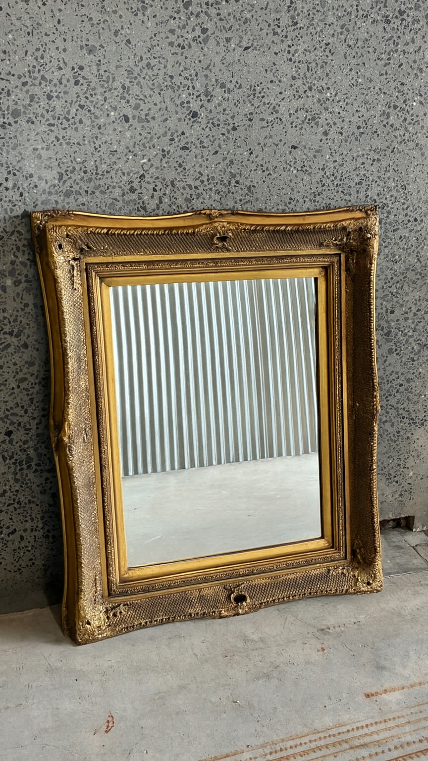 ORNATE GOLD MIRROR