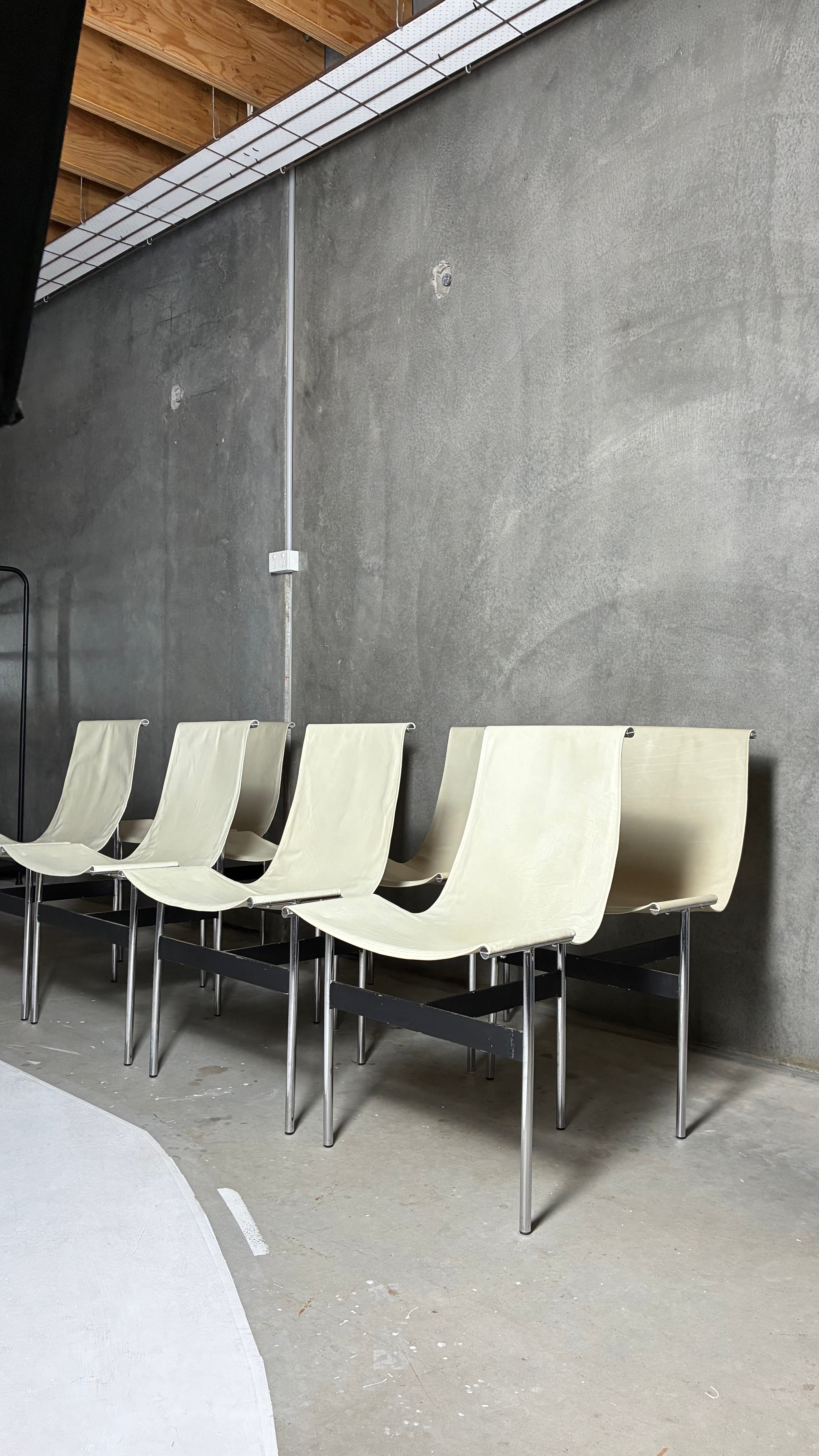 T-STYLE DINING CHAIRS (SET OF EIGHT)