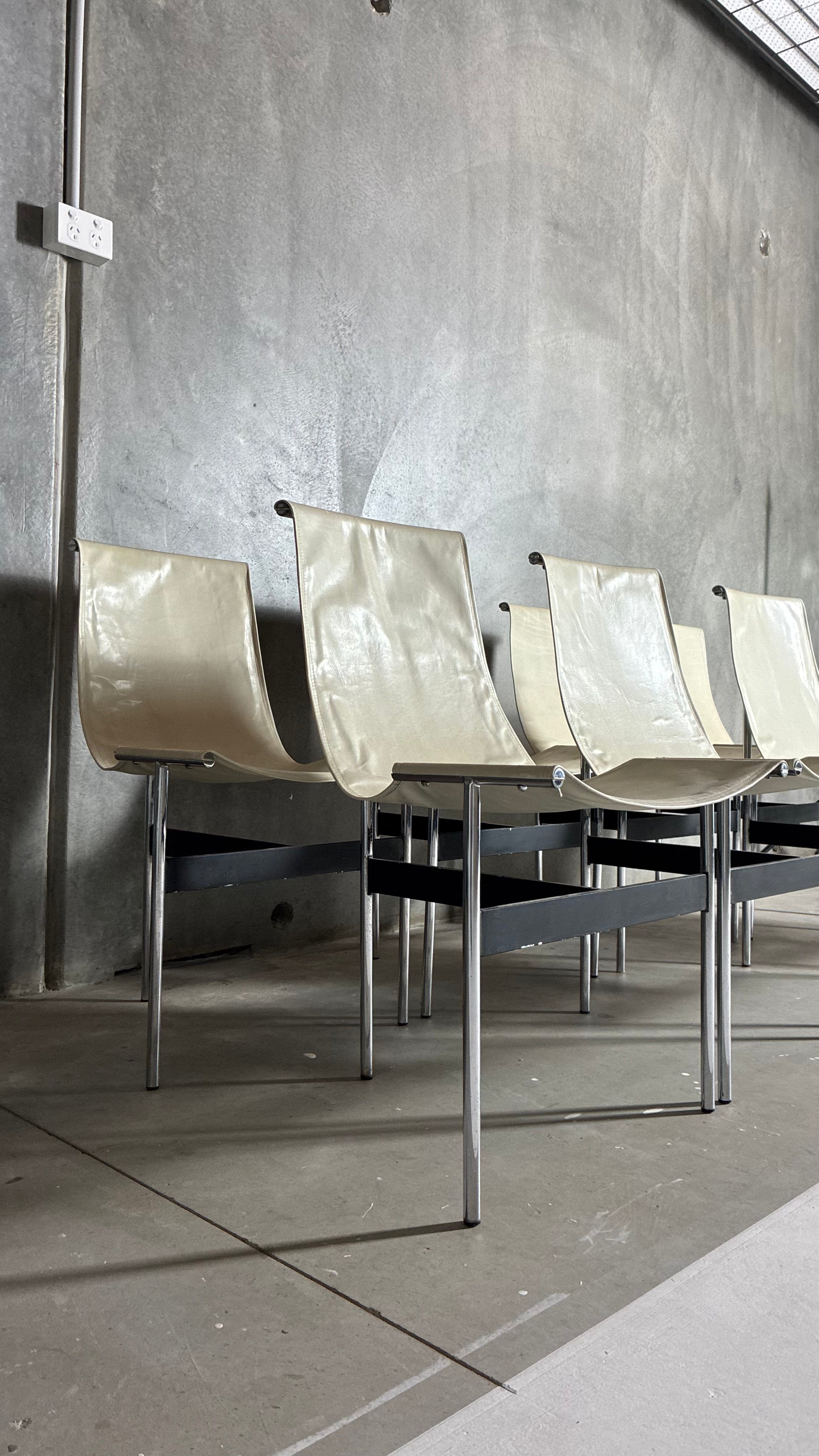 T-STYLE DINING CHAIRS (SET OF EIGHT)