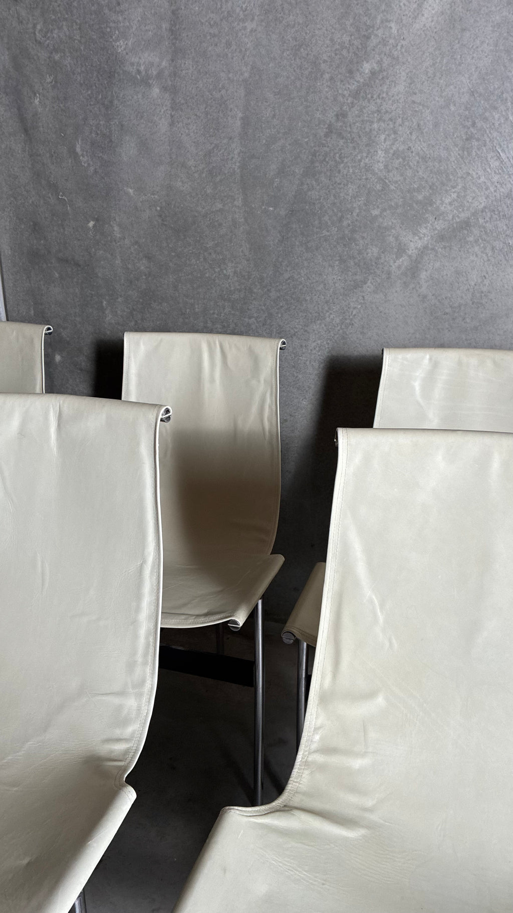 T-STYLE DINING CHAIRS (SET OF EIGHT)