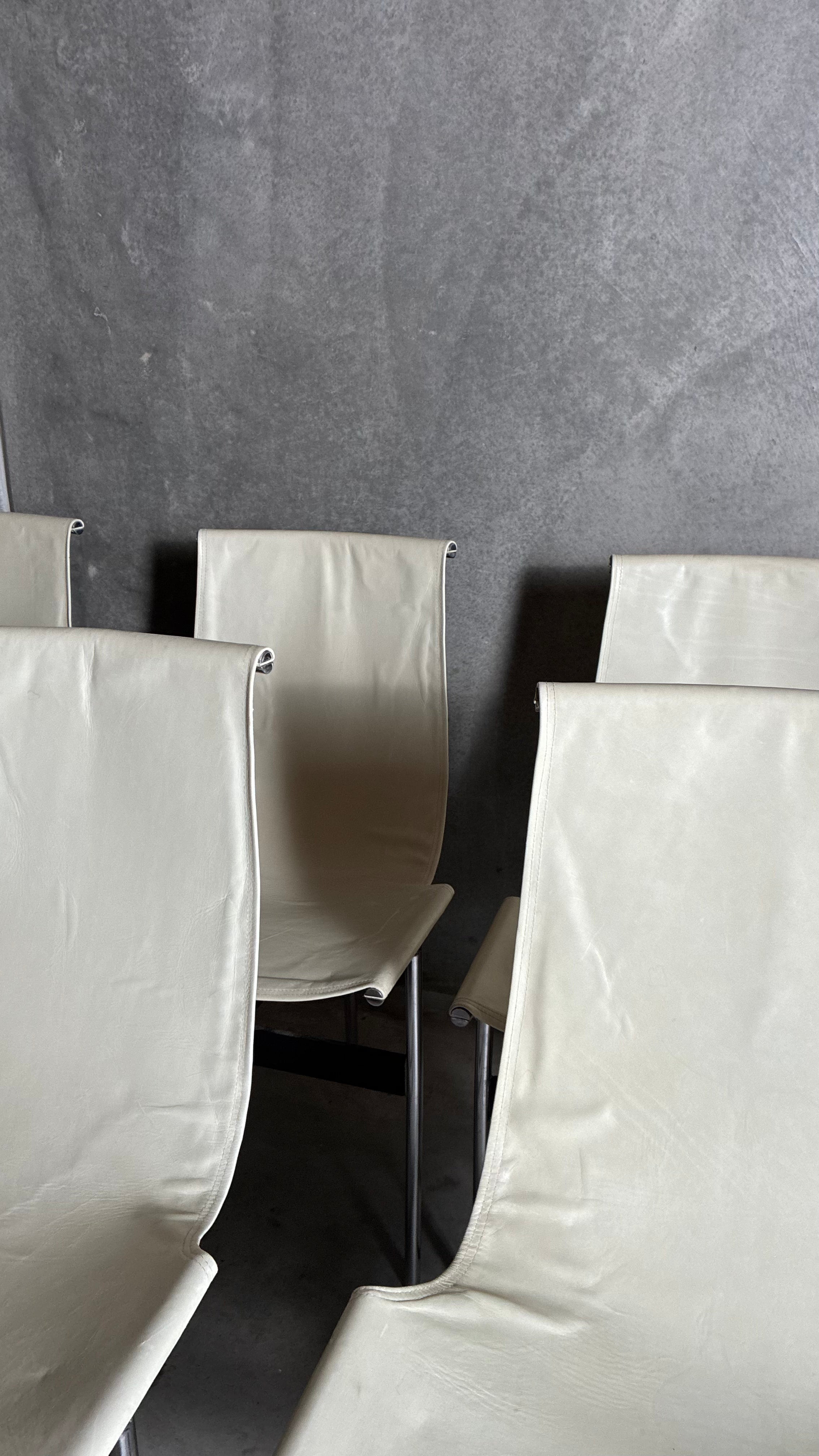 T-STYLE DINING CHAIRS (SET OF EIGHT)