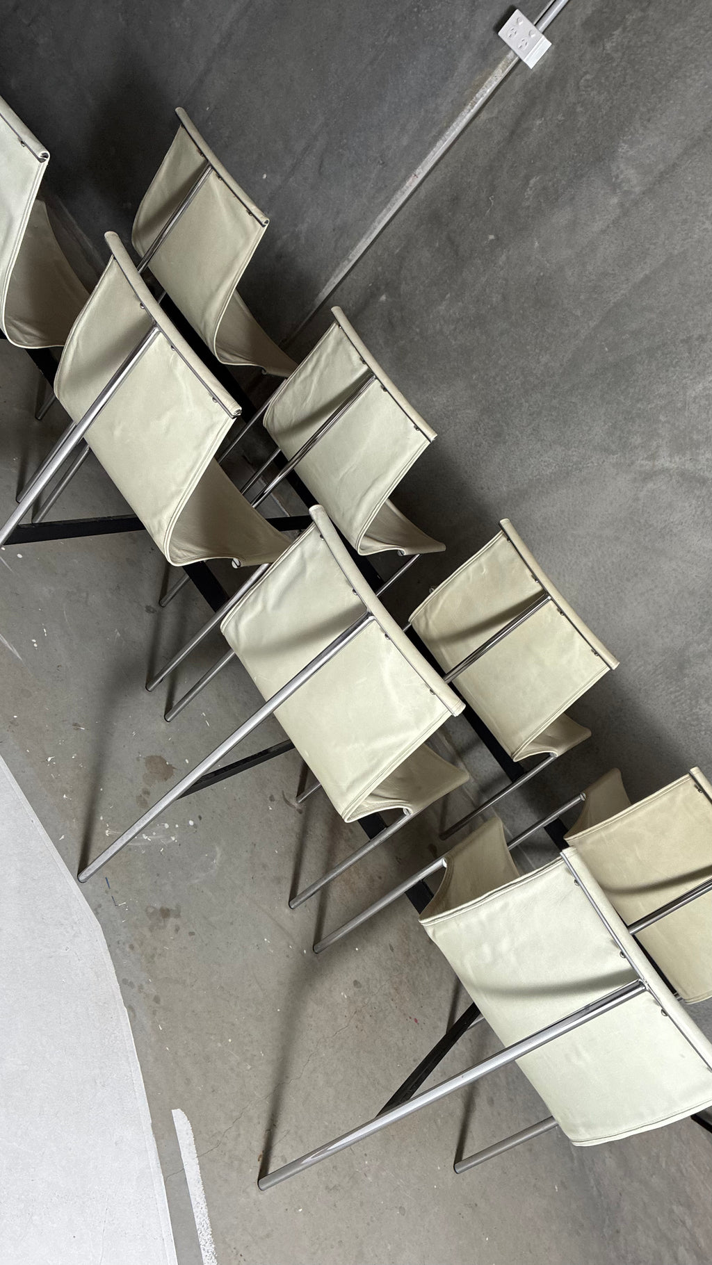T-STYLE DINING CHAIRS (SET OF EIGHT)