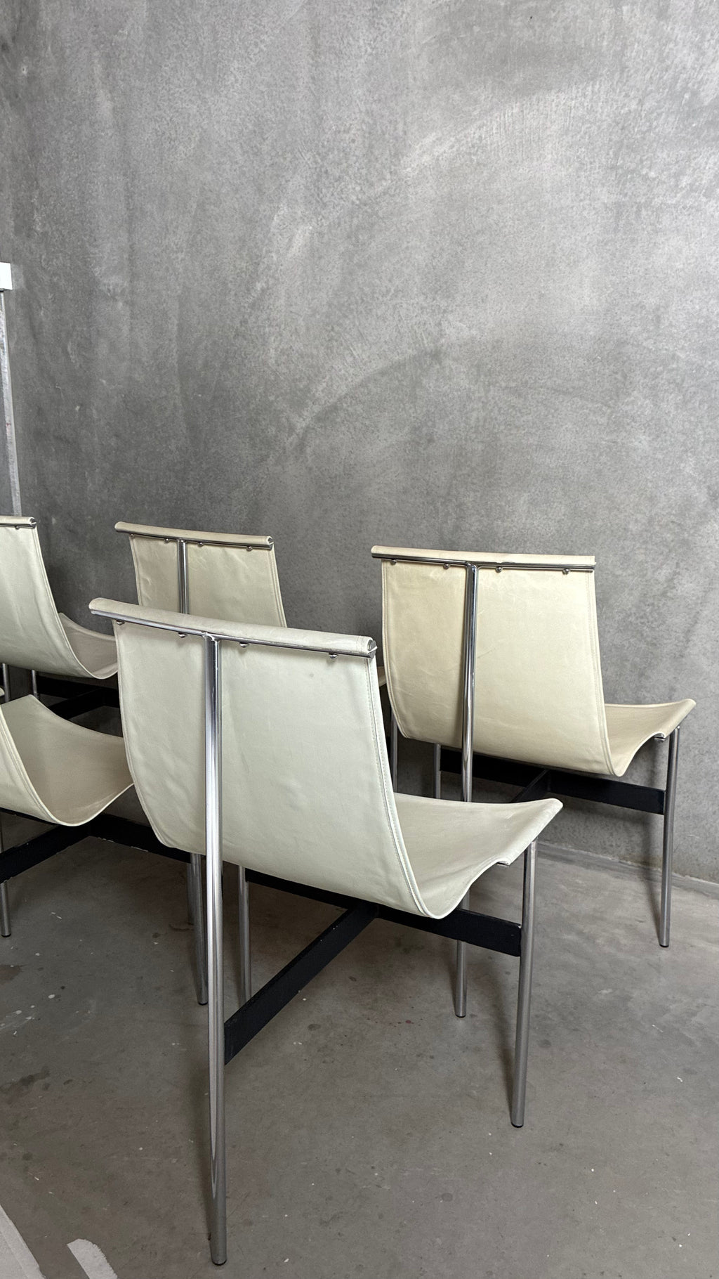 T-STYLE DINING CHAIRS (SET OF EIGHT)