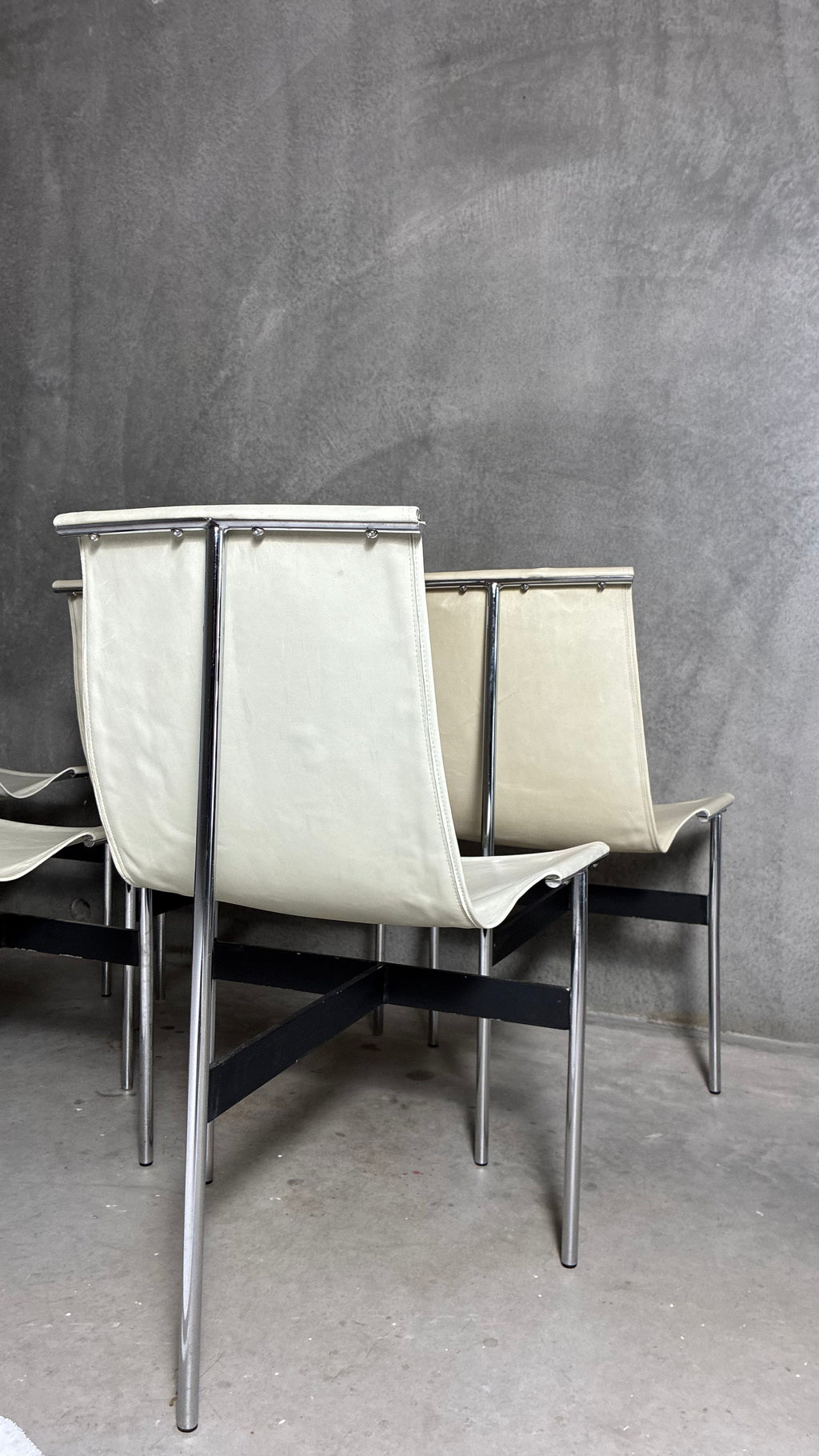 T-STYLE DINING CHAIRS (SET OF EIGHT)