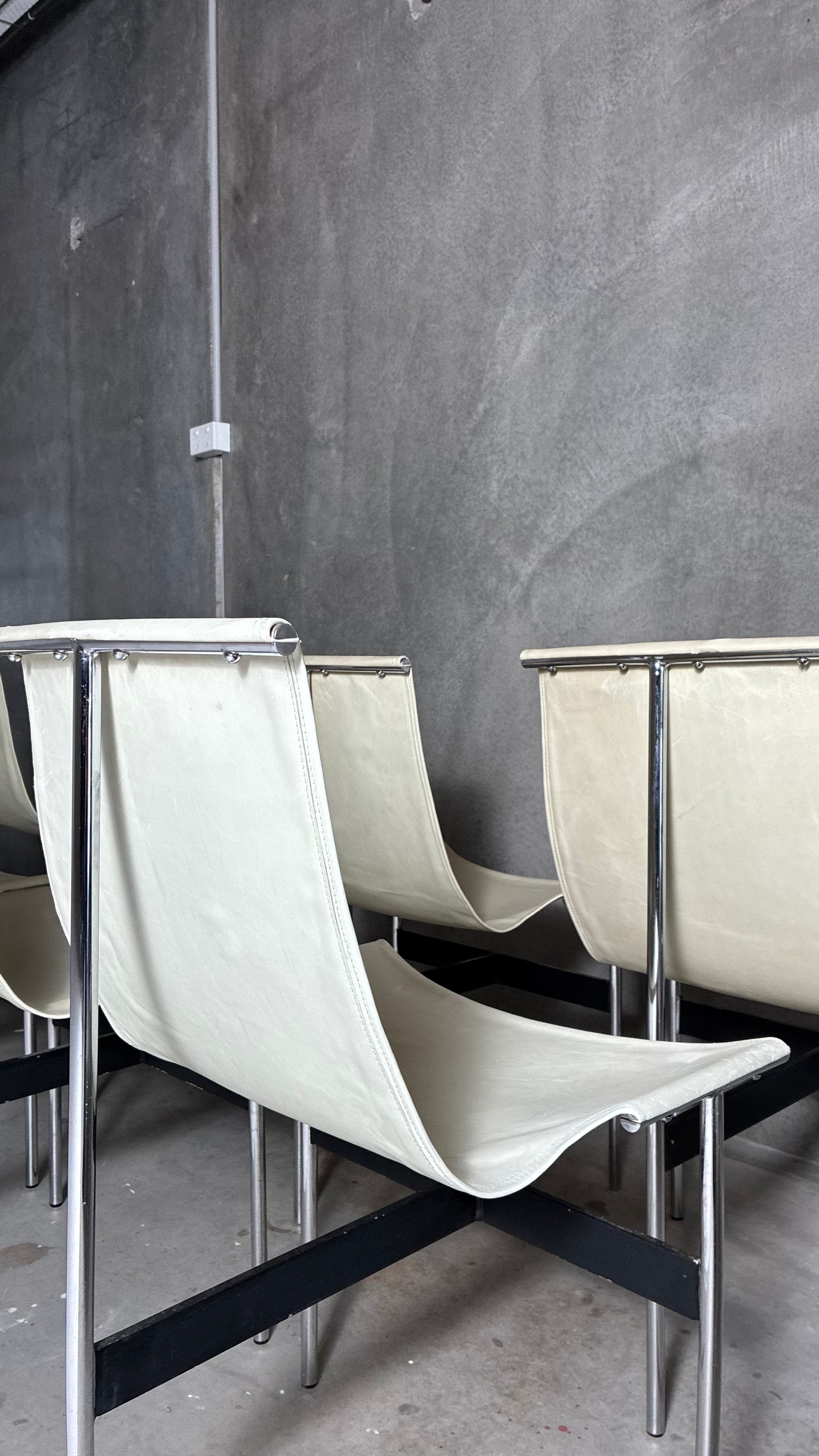 T-STYLE DINING CHAIRS (SET OF EIGHT)