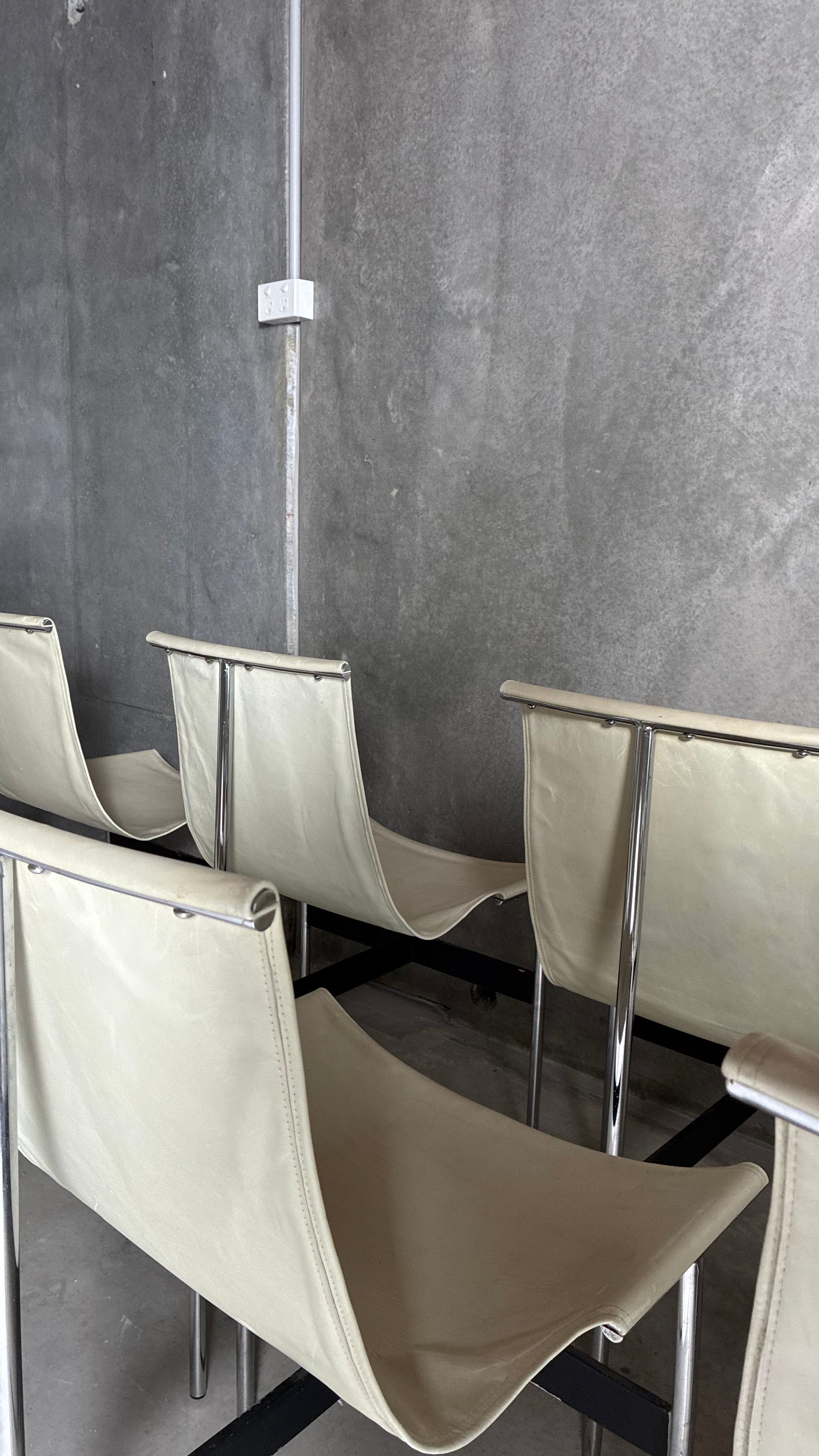 T-STYLE DINING CHAIRS (SET OF EIGHT)