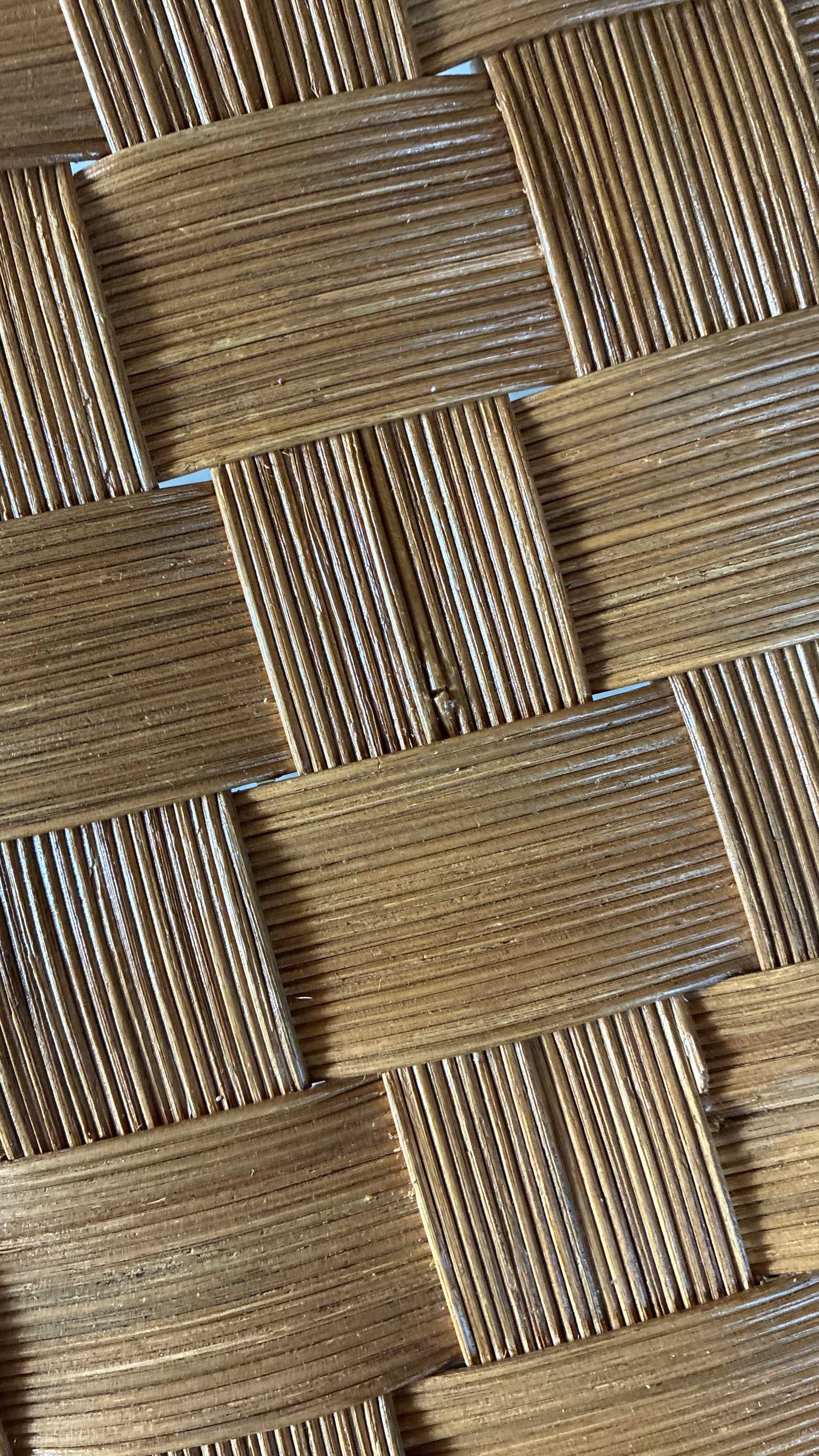 WOVEN RATTAN CHAIRS (SET OF FOUR)