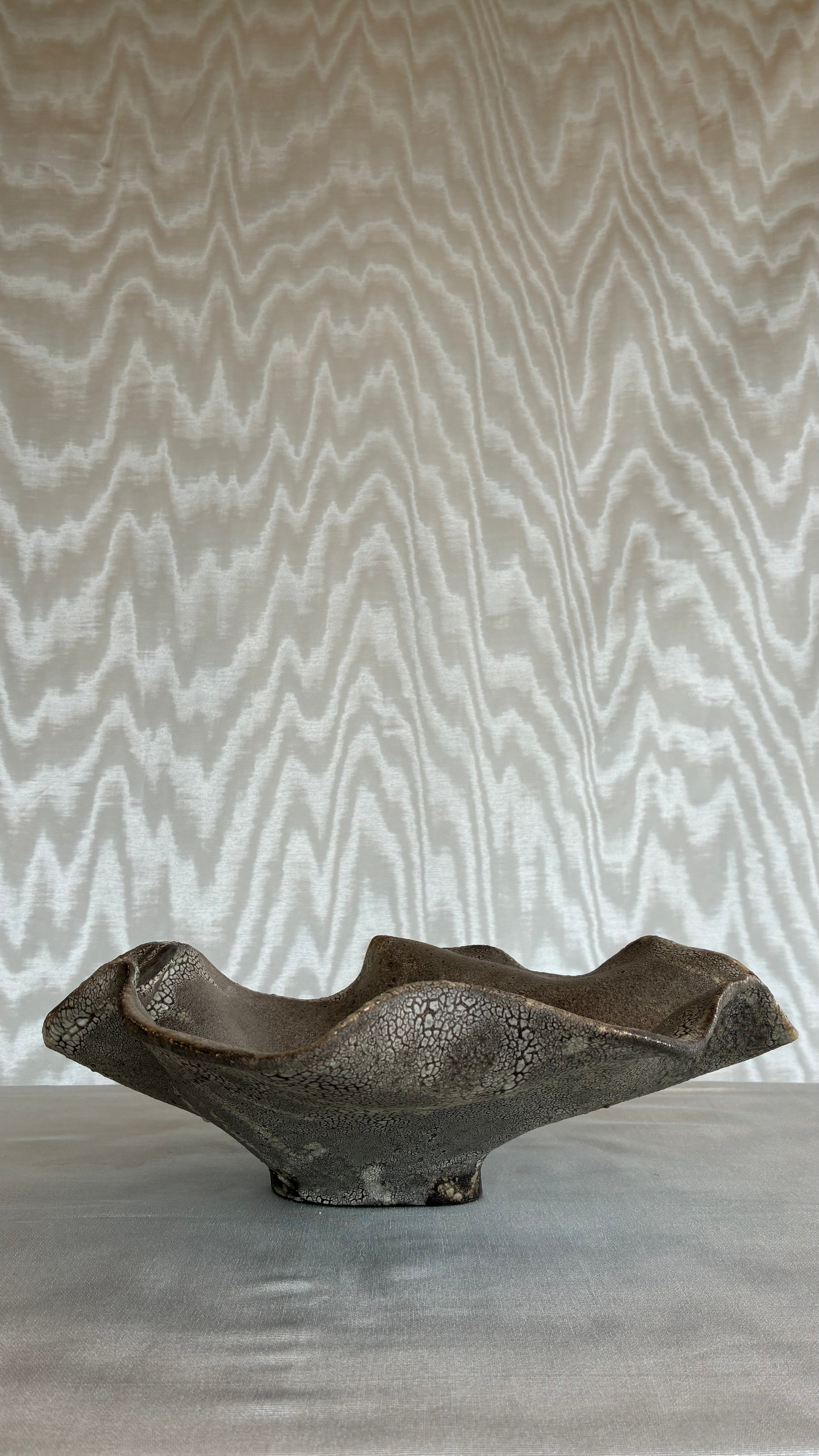 Japanese Studio hand built Centerpiece Bowl