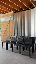 DINING CHAIRS ATTRIBUTED TO CAB 412 BY MARIO BELLINI (SET OF EIGHT)