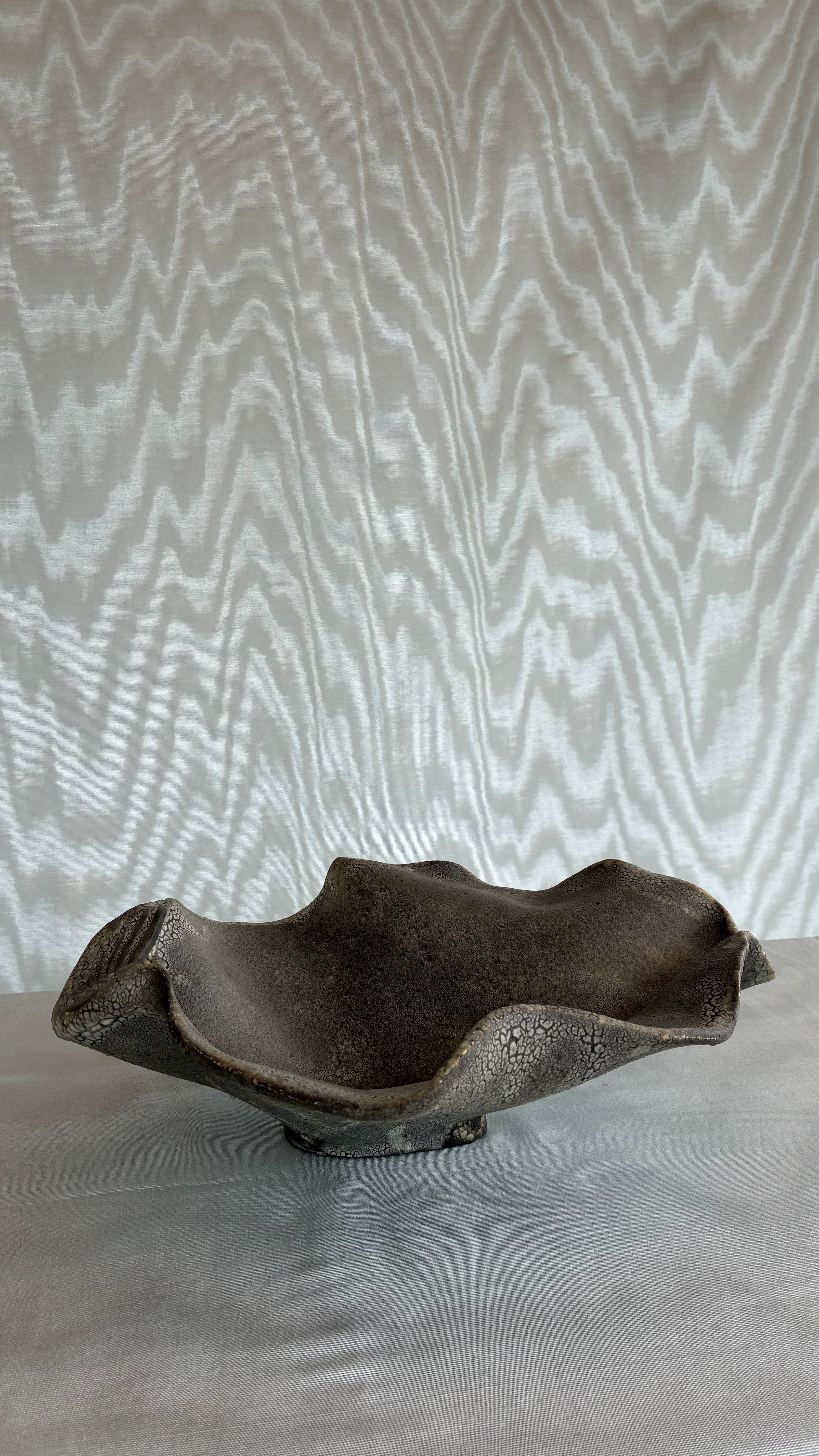Japanese Studio hand built Centerpiece Bowl