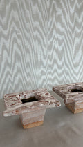 Pair of Japanese Studio Pottery Sculptural Vessels