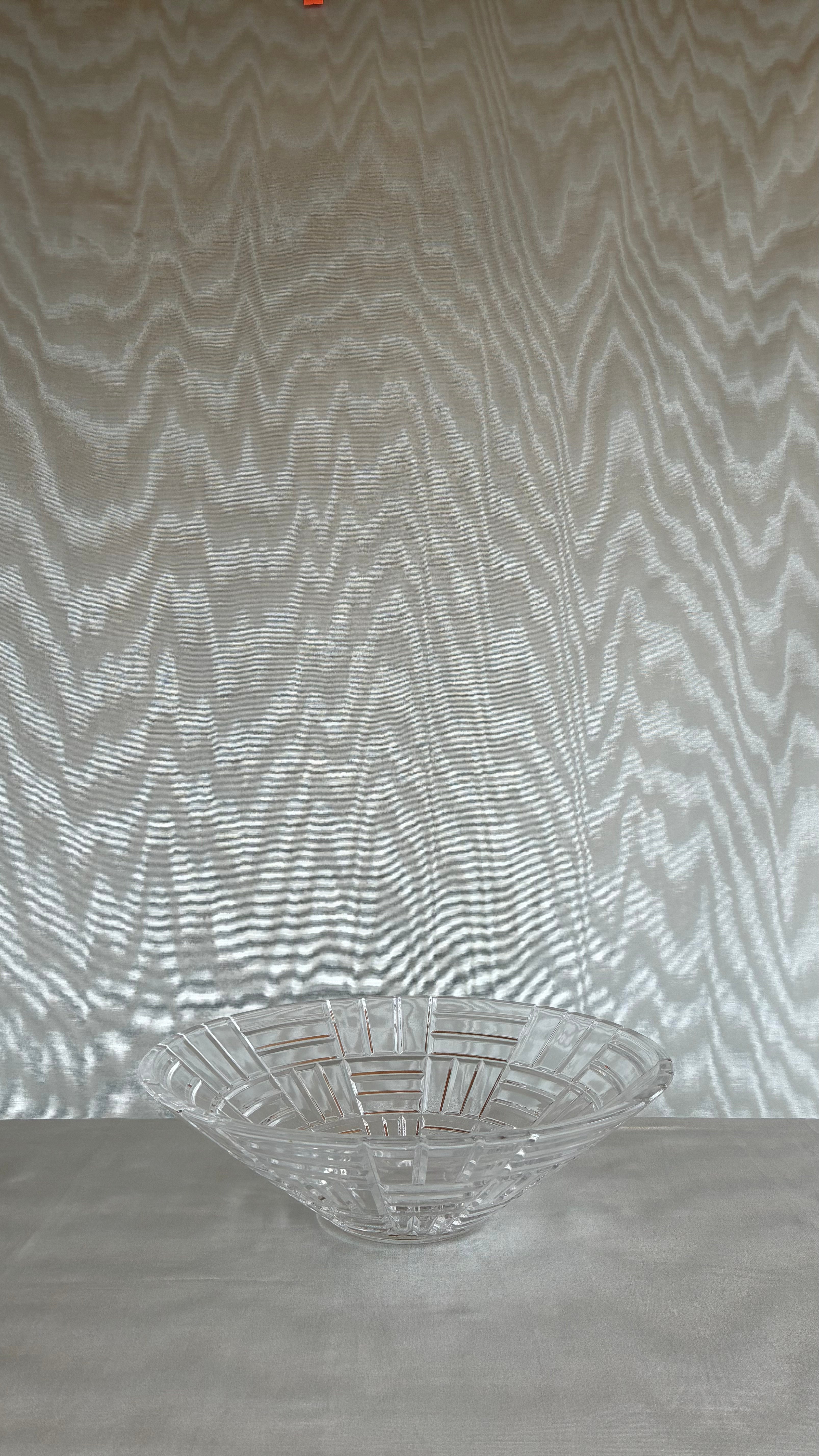 Mosaic Crystal Bowl c. 1980s