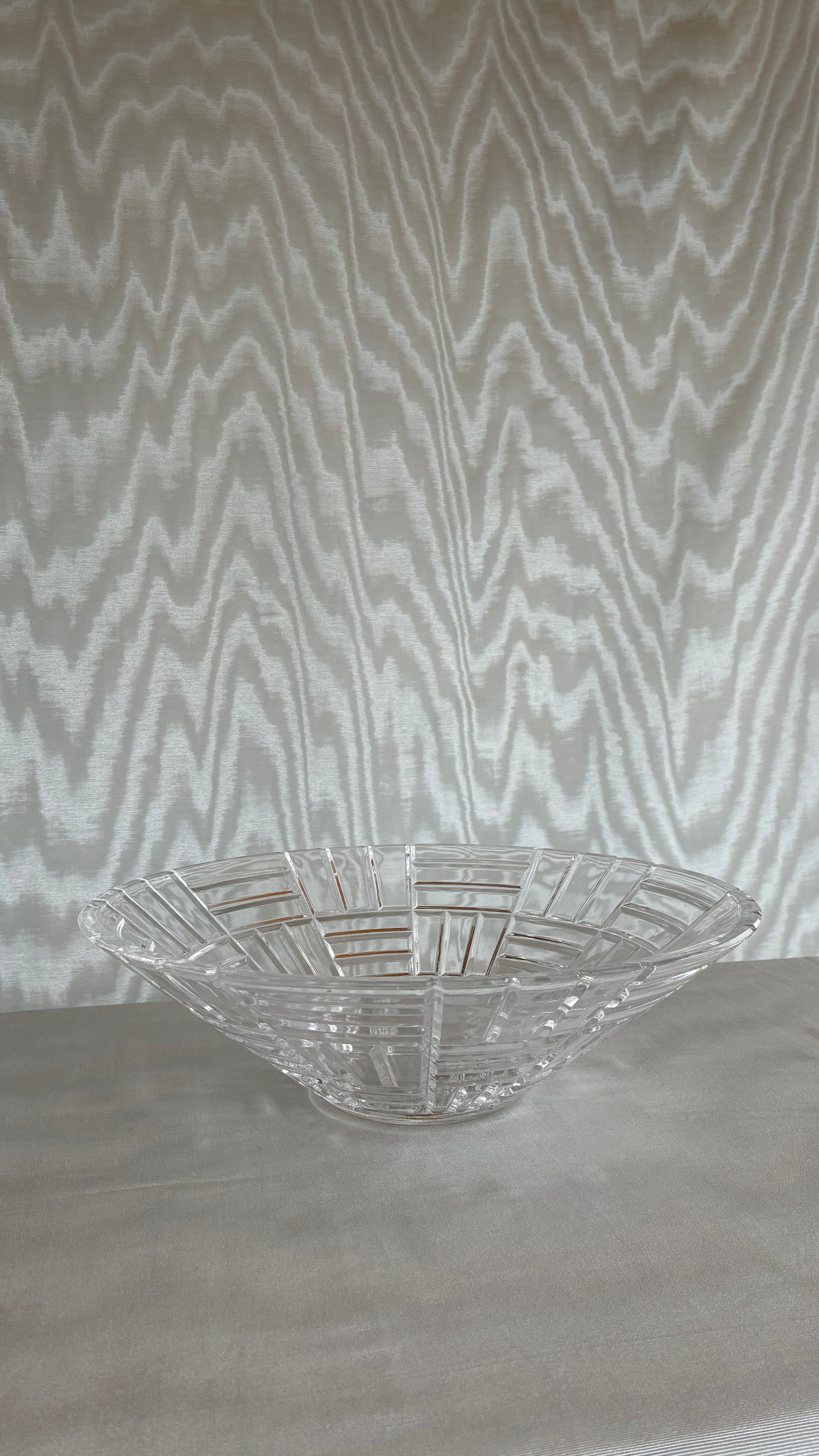 Mosaic Crystal Bowl c. 1980s