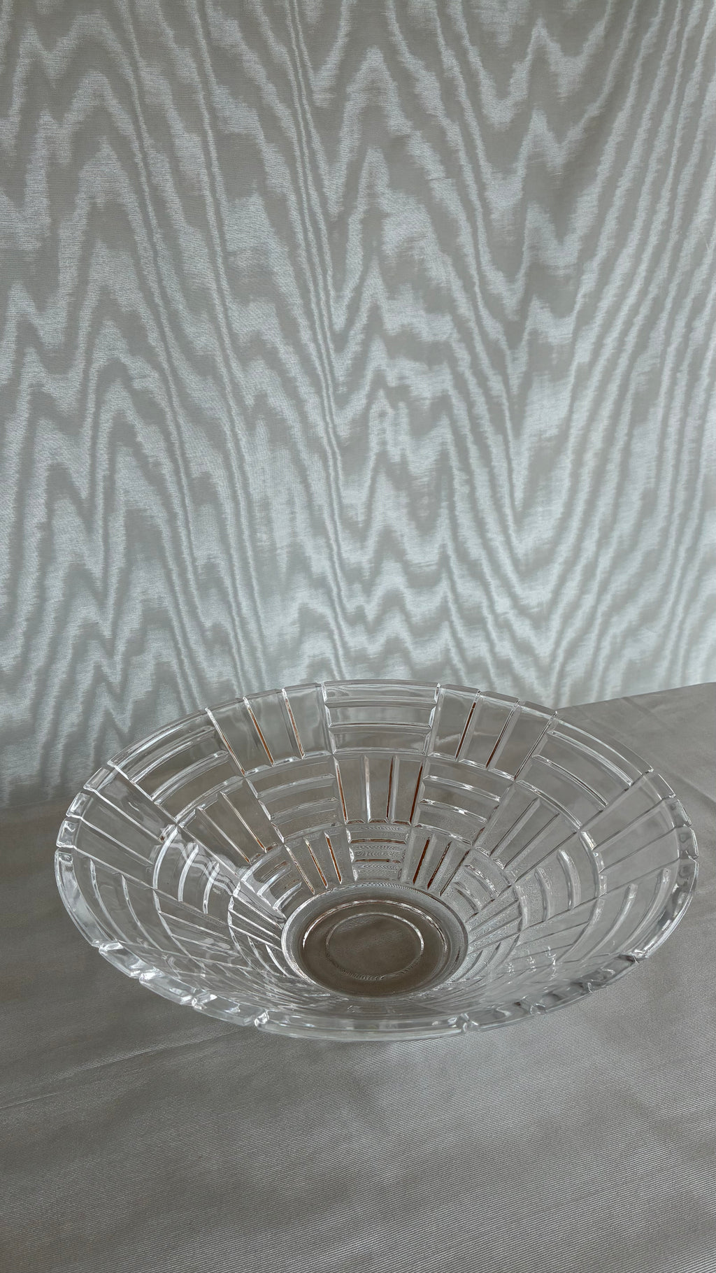 Mosaic Crystal Bowl c. 1980s