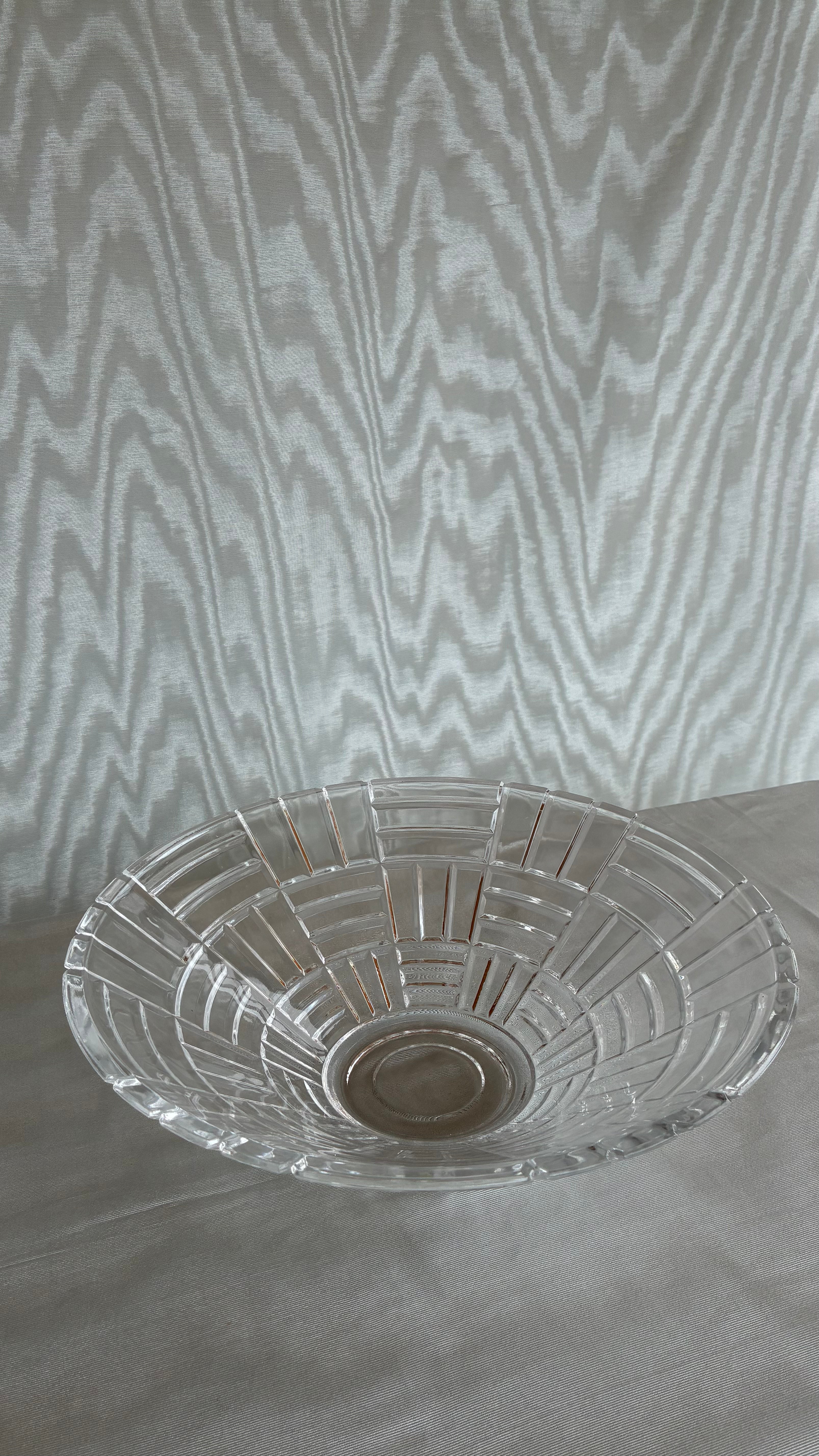 Mosaic Crystal Bowl c. 1980s