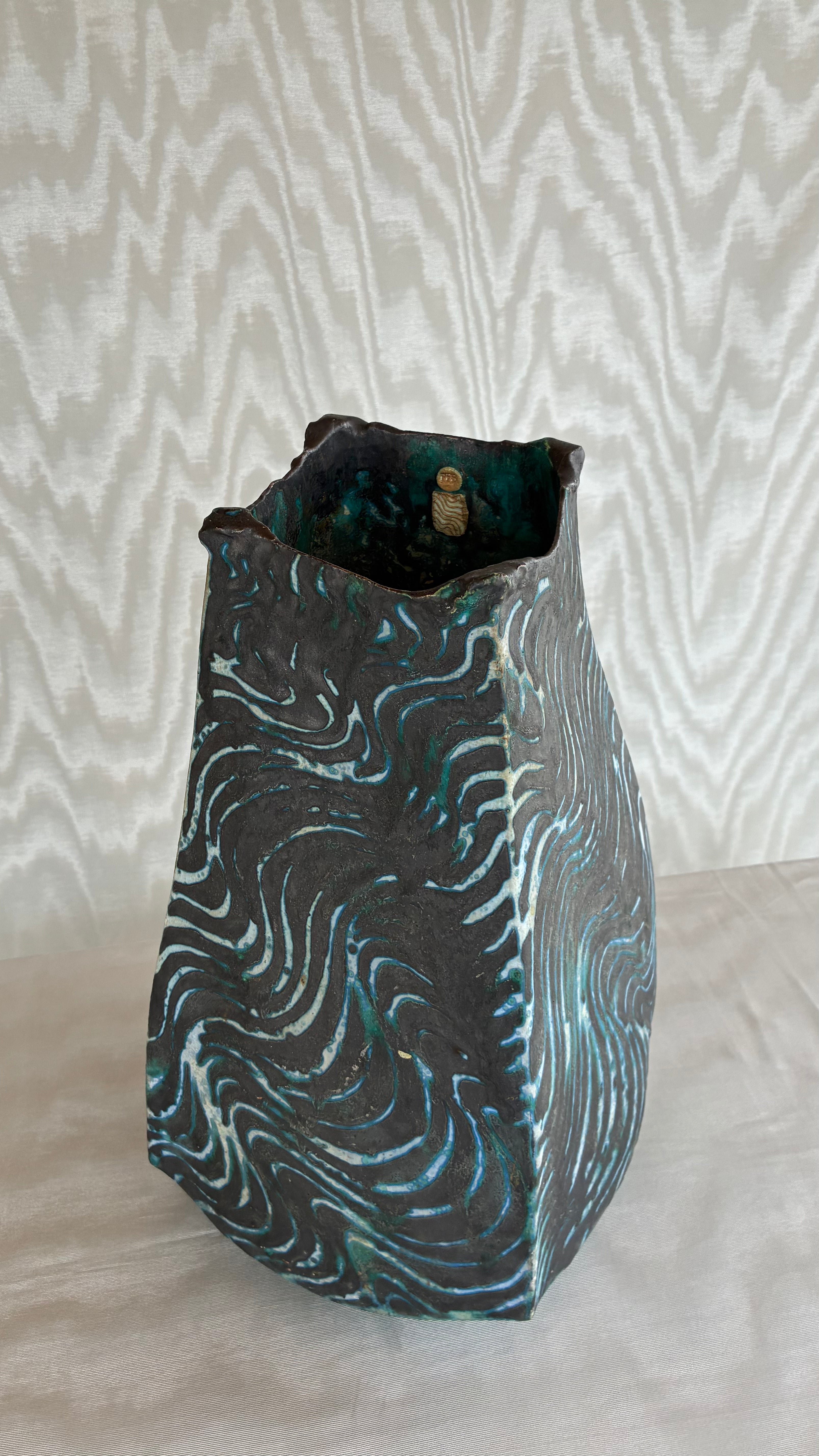 Japanese Ceramic Vessel 1980s