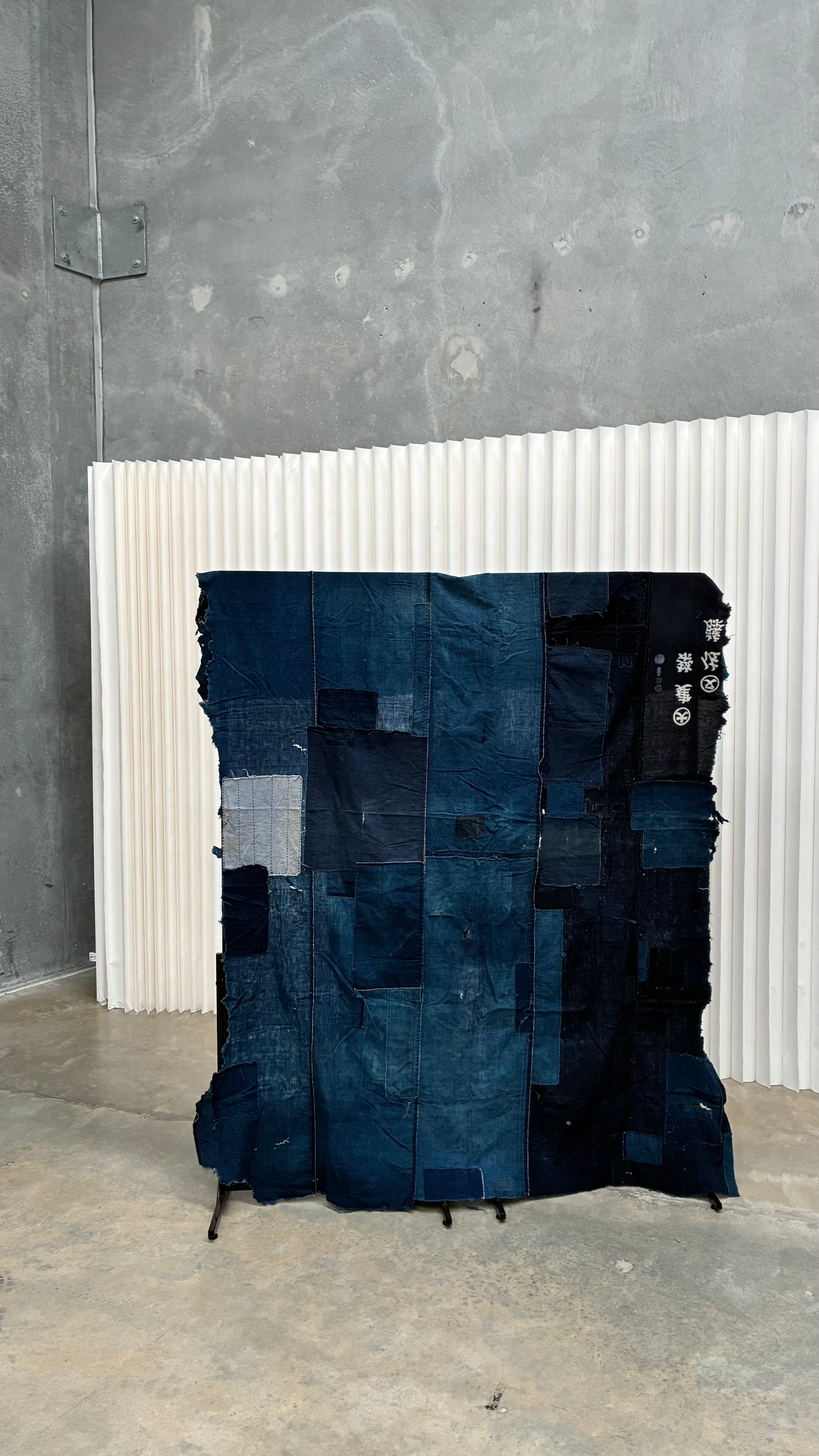 Large Japanese Boro Textile