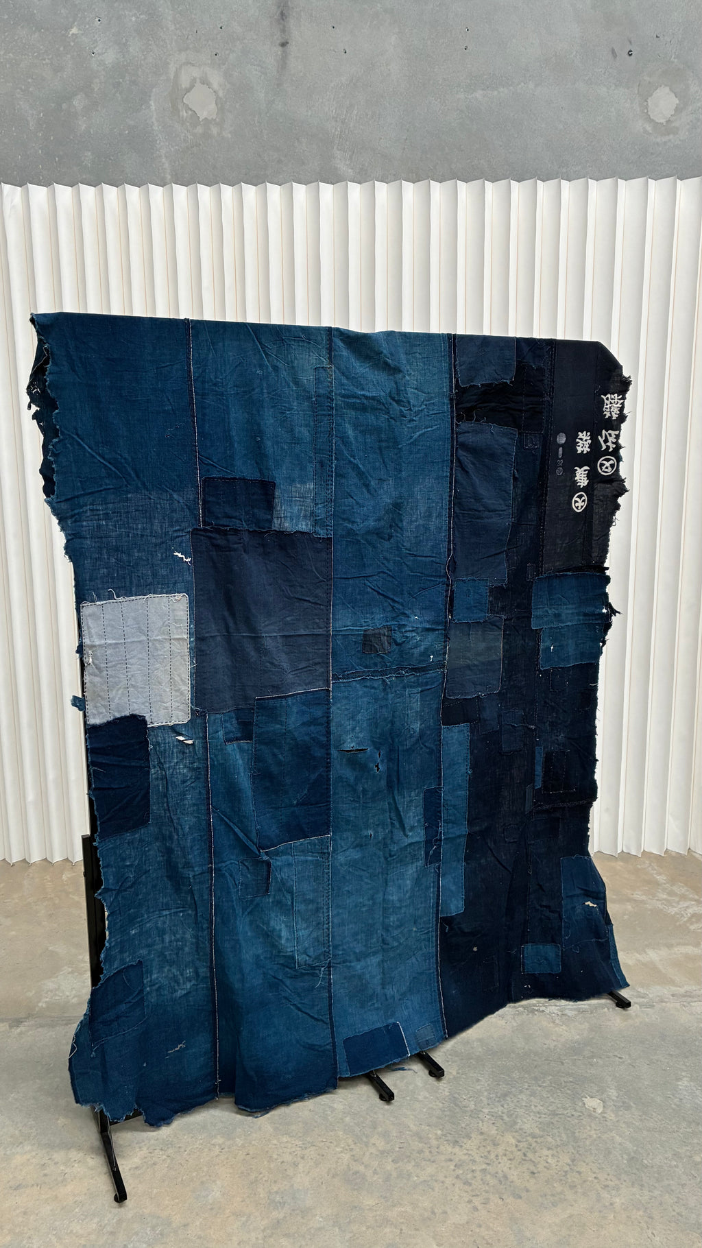 Large Japanese Boro Textile