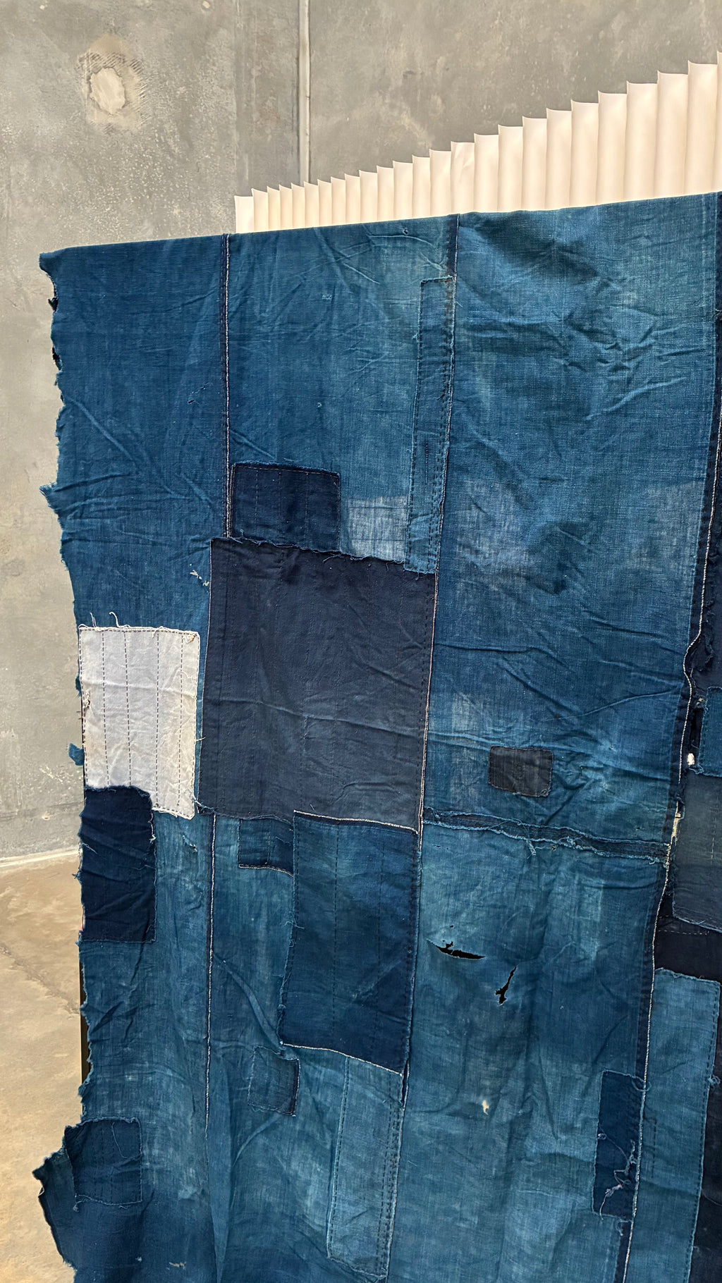 Large Japanese Boro Textile