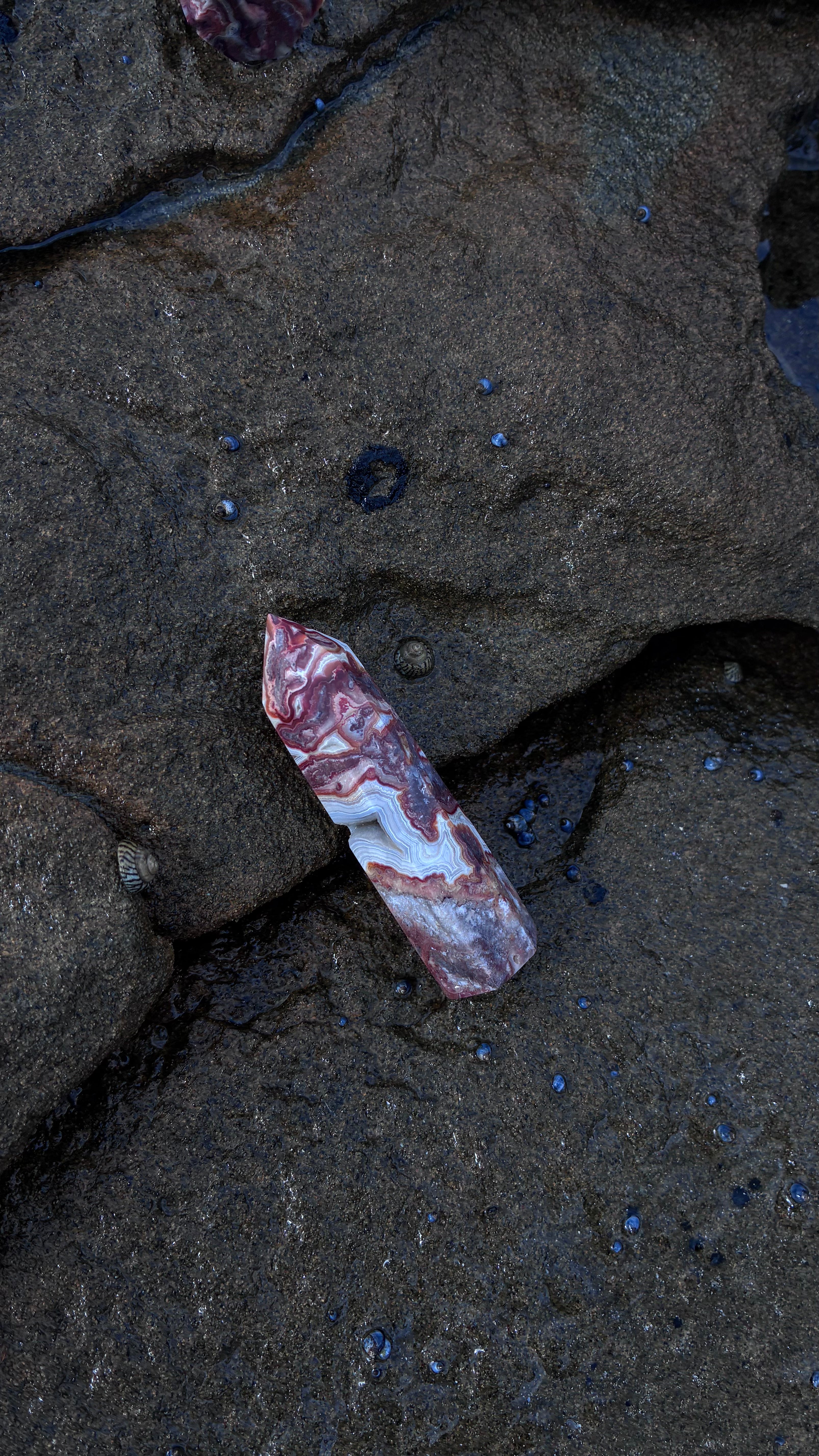 MEXICAN CRAZY LACE AGATE TOWER