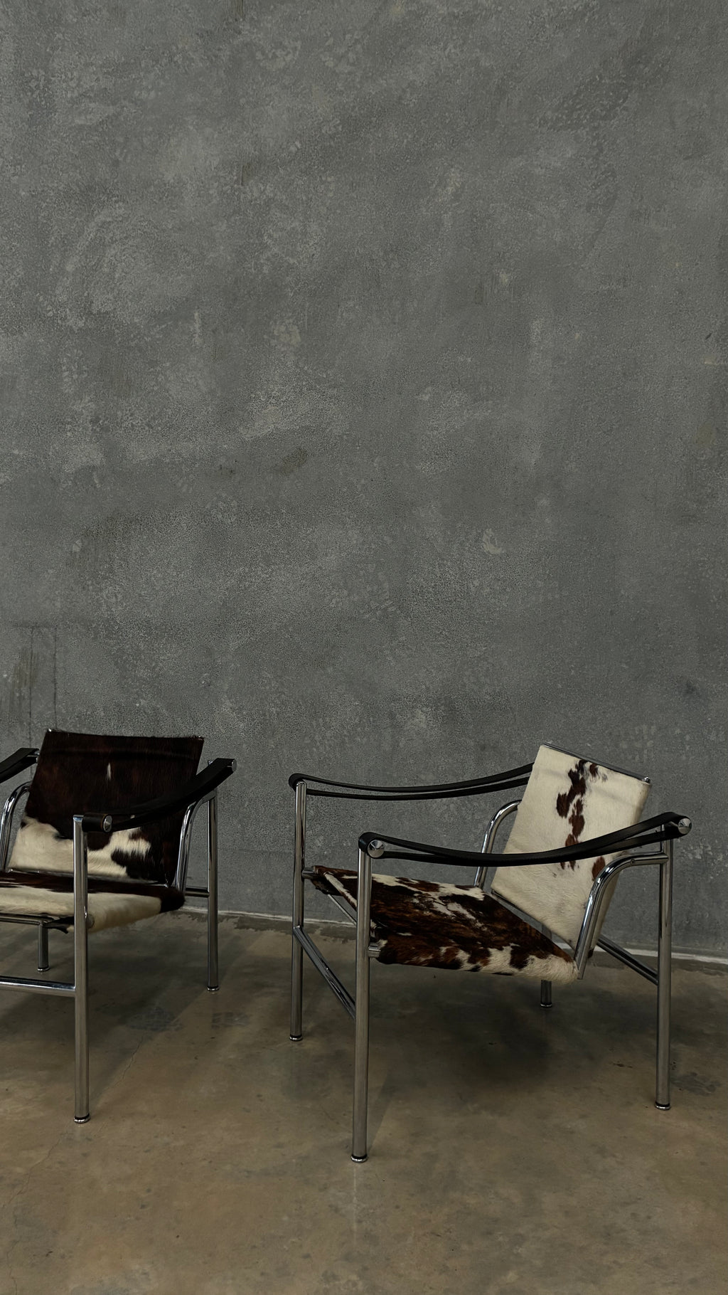 LC1 Basculant Chair by Le Corbusier, Pierre Jeanneret & Charlotte Perriand for Cassina 1970s