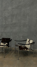 LC1 Basculant Chair by Le Corbusier, Pierre Jeanneret & Charlotte Perriand for Cassina 1970s