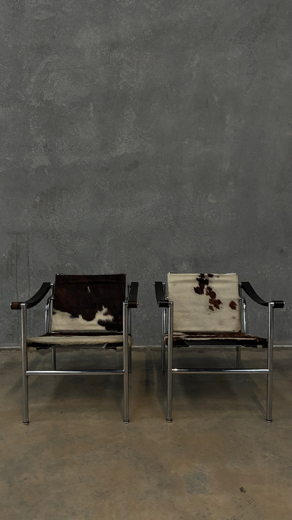 LC1 Basculant Chair by Le Corbusier, Pierre Jeanneret & Charlotte Perriand for Cassina 1970s