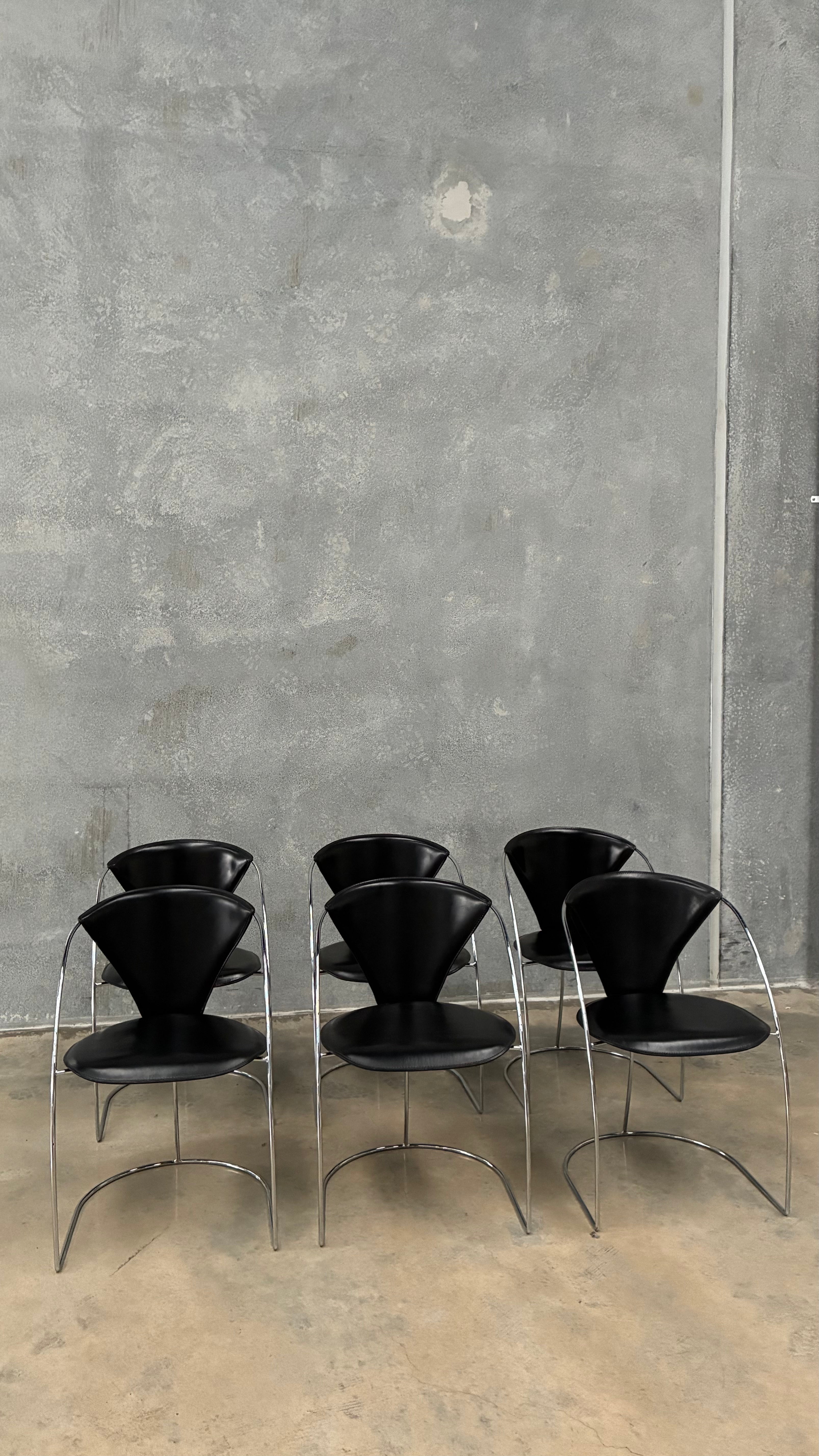 Set of Six ARRBEN DINING CHAIRS