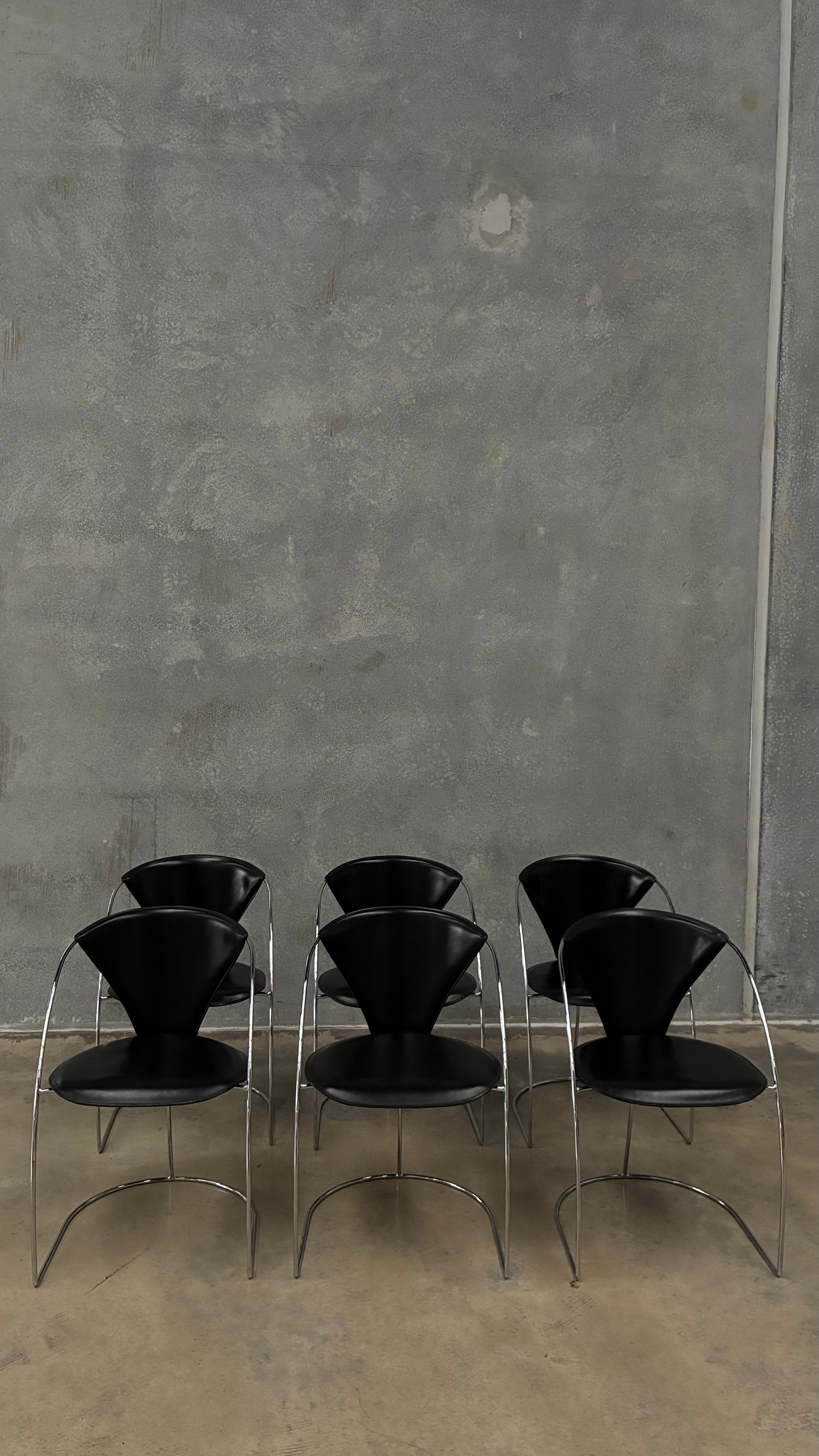 Set of Six ARRBEN DINING CHAIRS