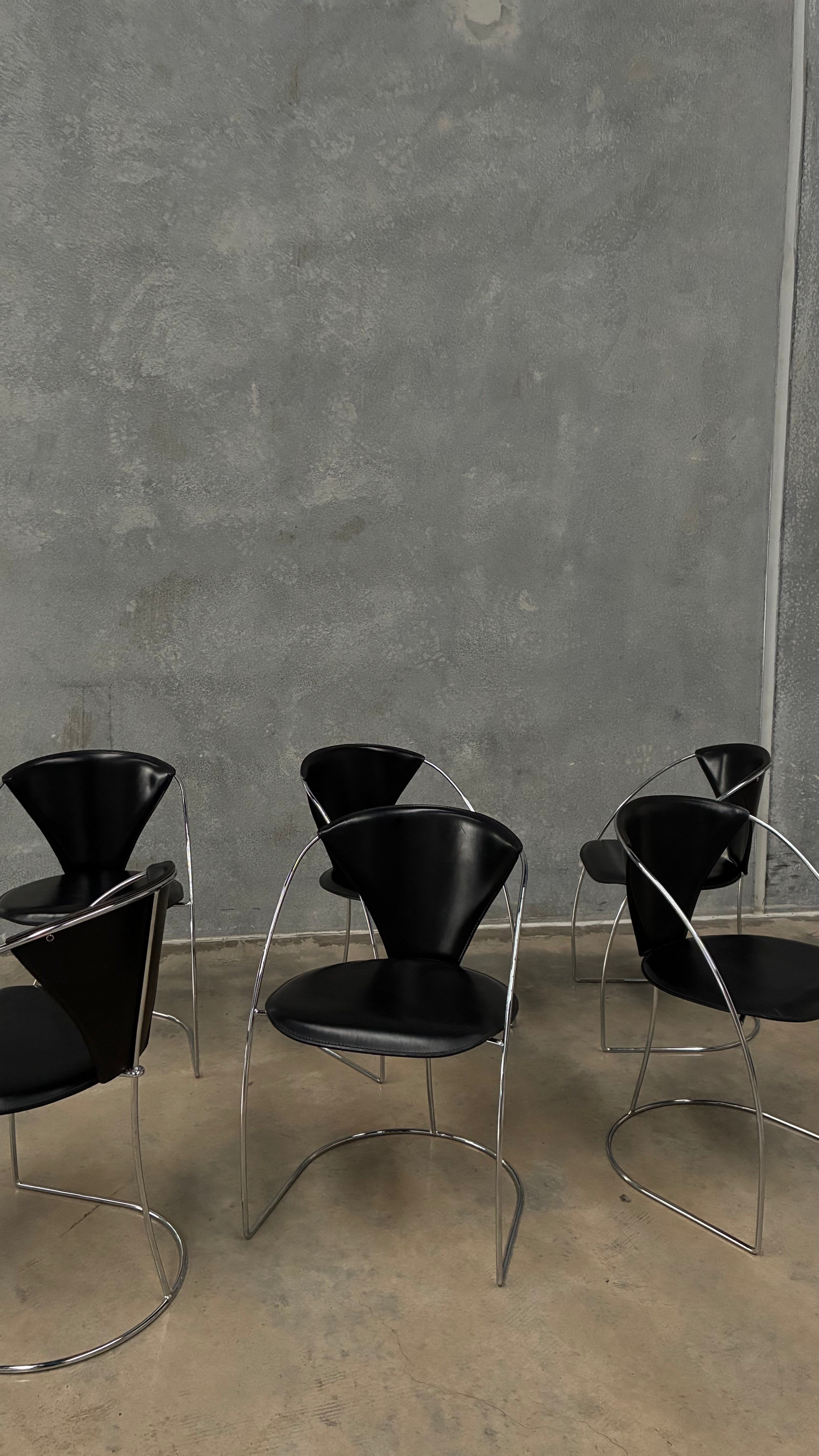 Set of Six ARRBEN DINING CHAIRS