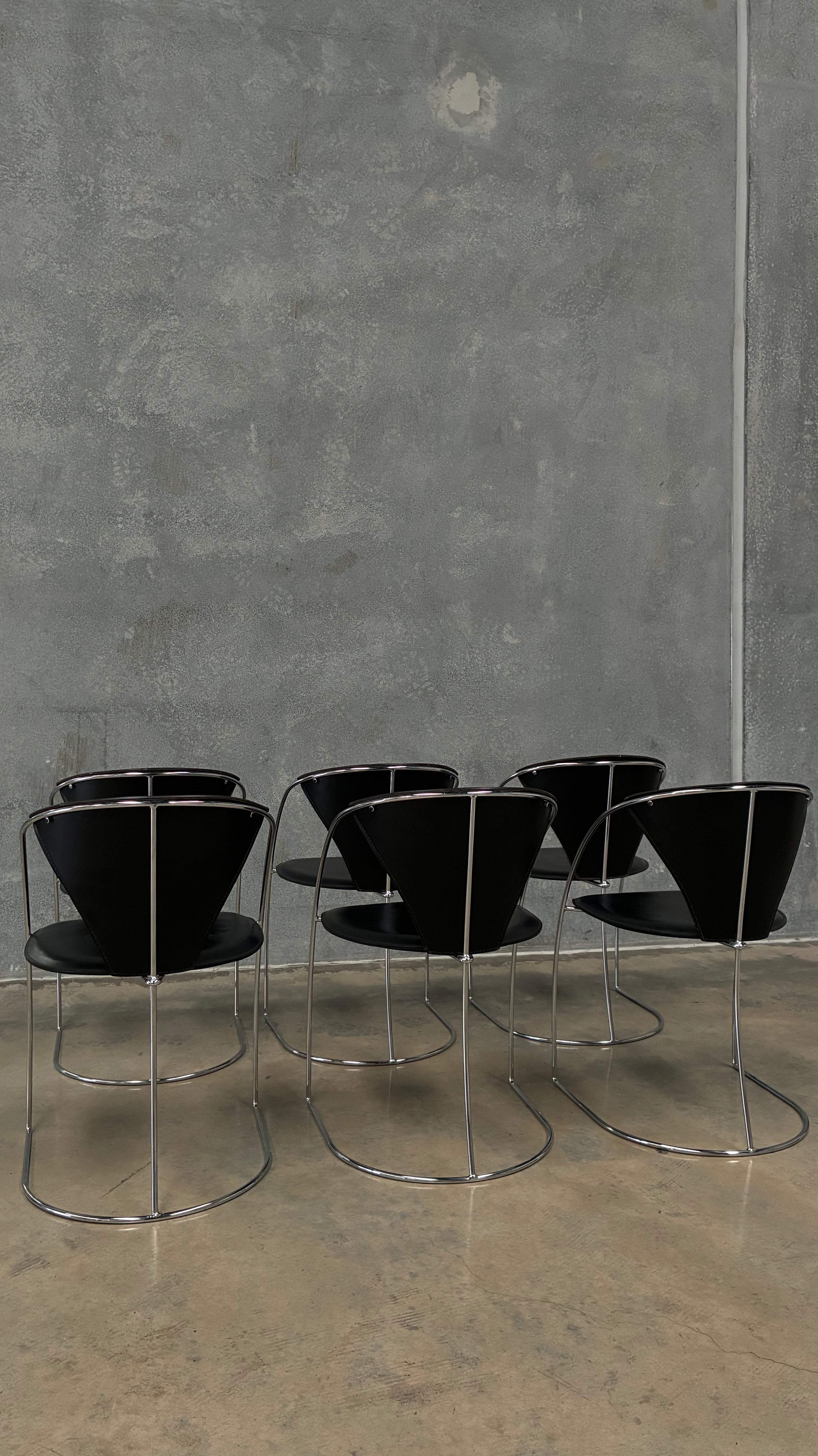 Set of Six ARRBEN DINING CHAIRS