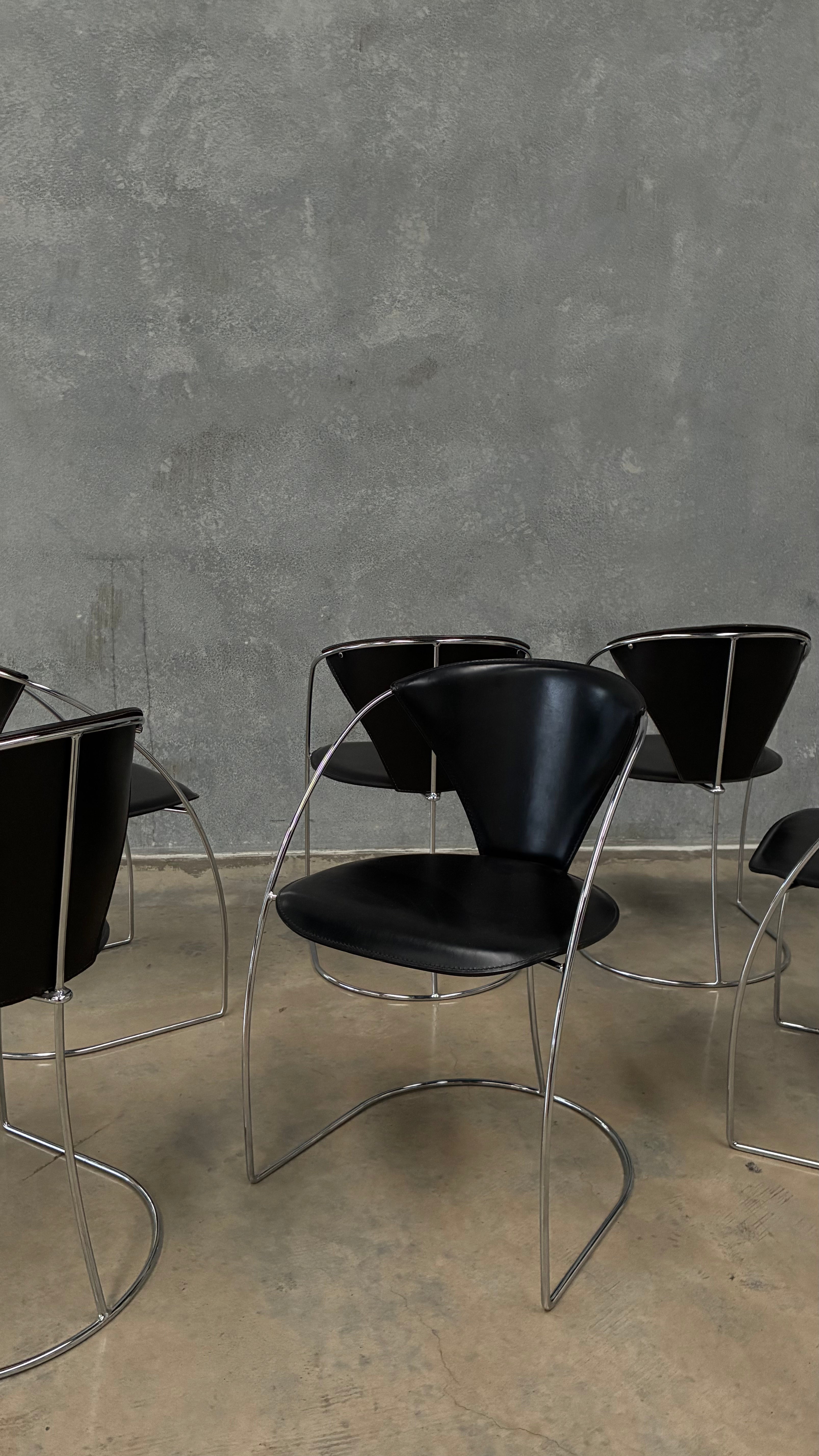 Set of Six ARRBEN DINING CHAIRS