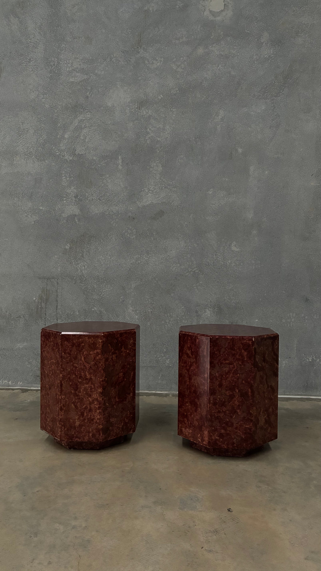 Pair of Octagonal Side Tables