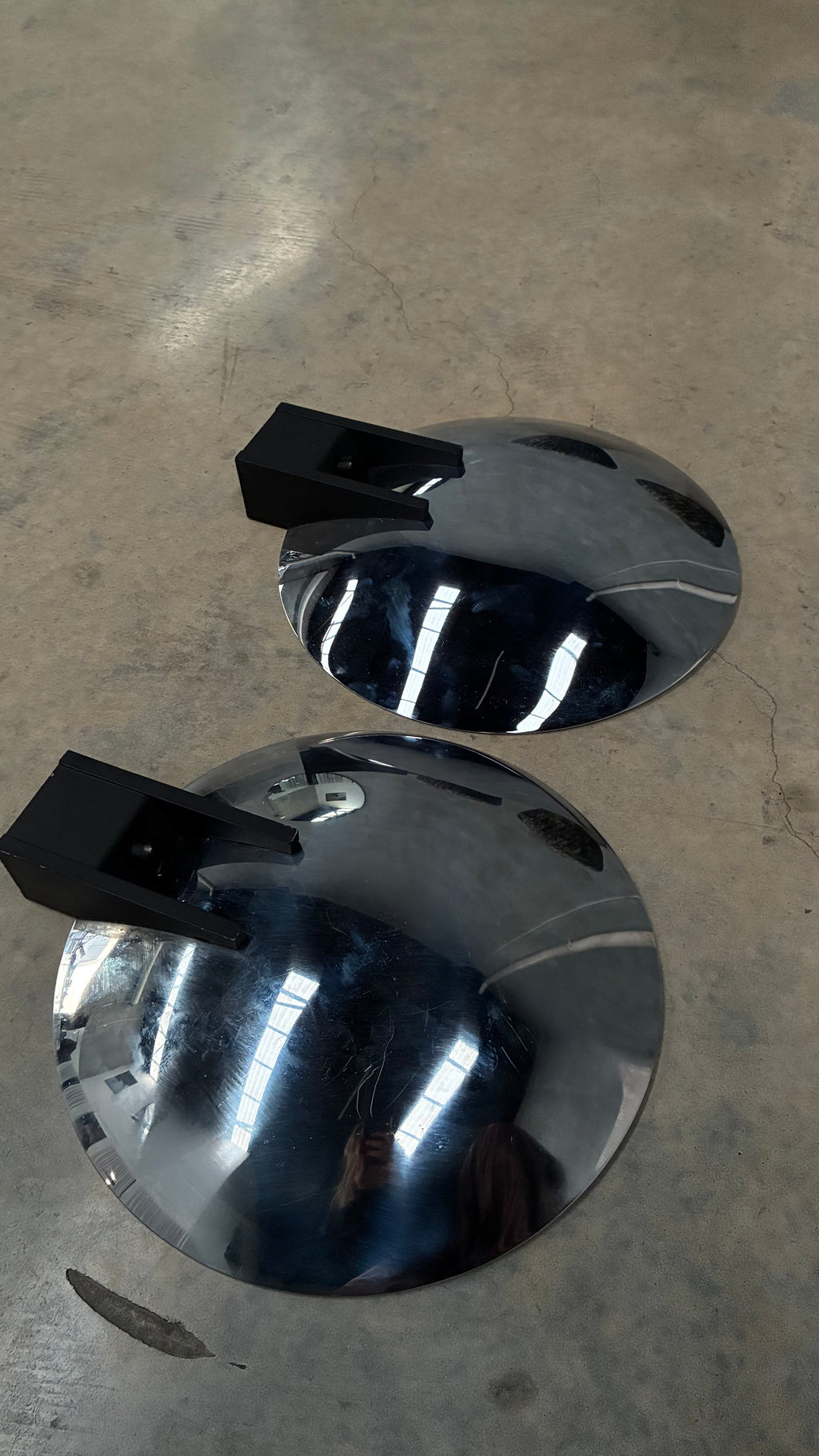 Pair of Disderot Wall Lights France 1980s