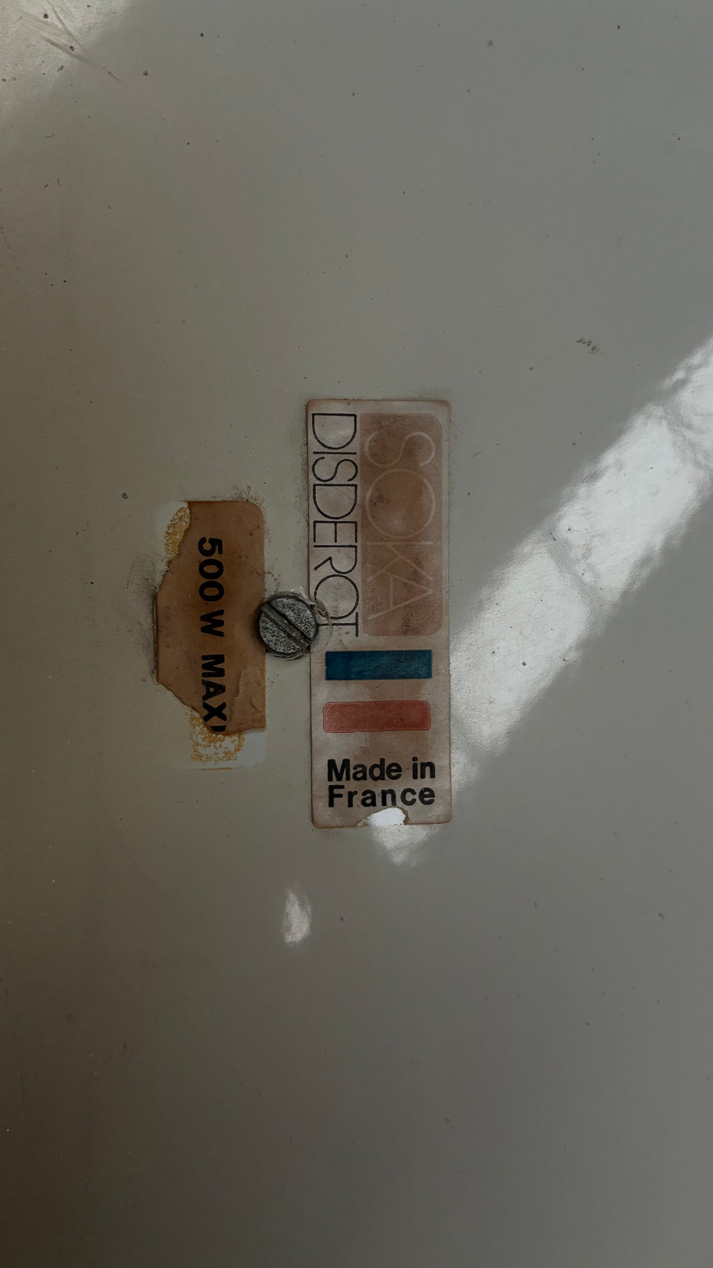 Pair of Disderot Wall Lights France 1980s