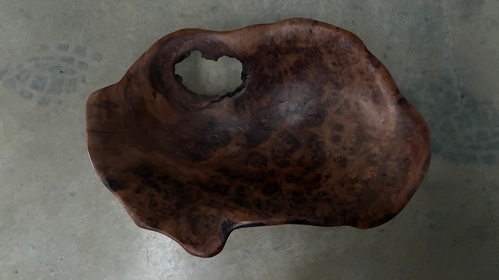 Organic Burl Timber Bowl