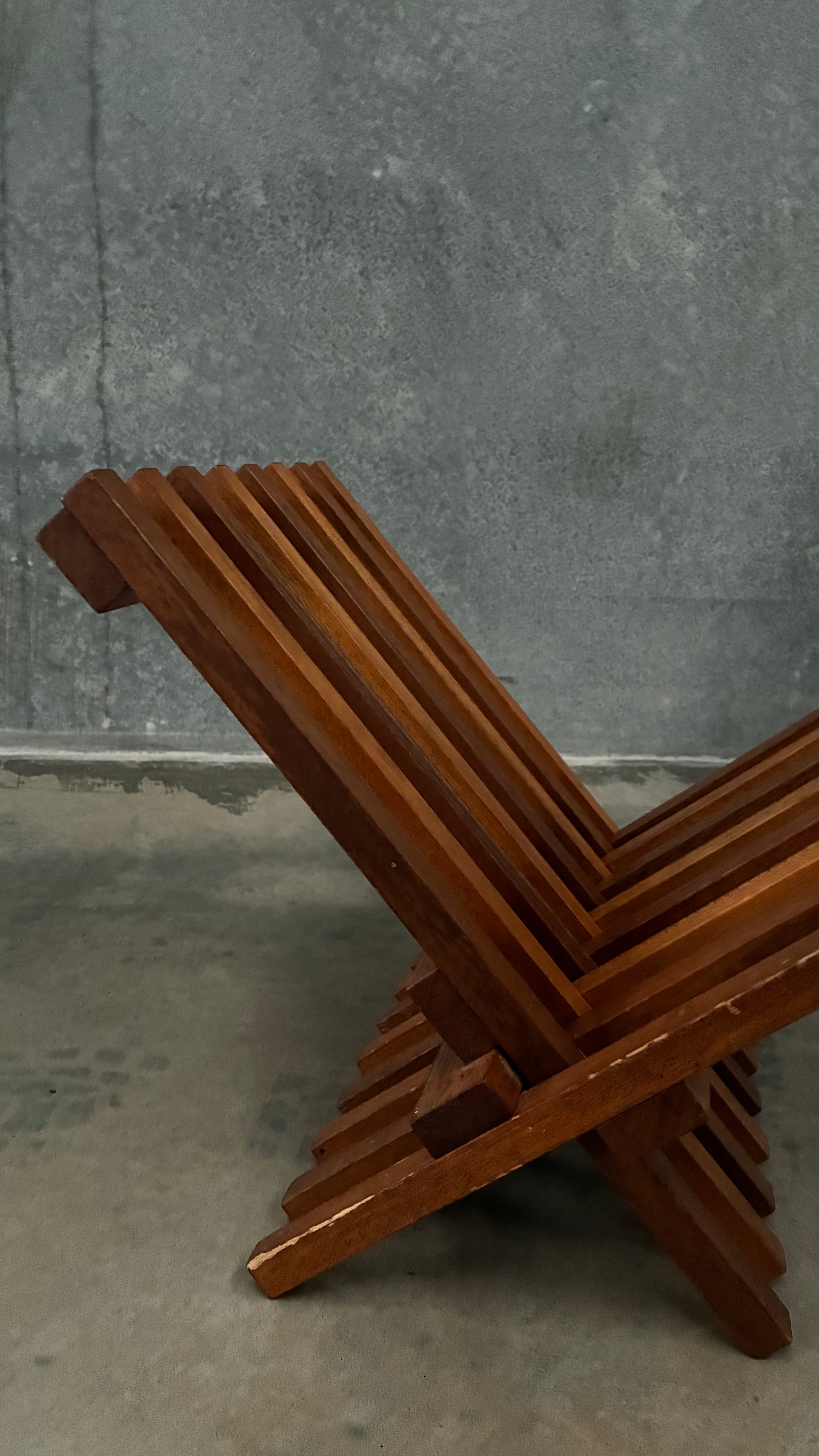 Mid-Century Timber Magazine Stand