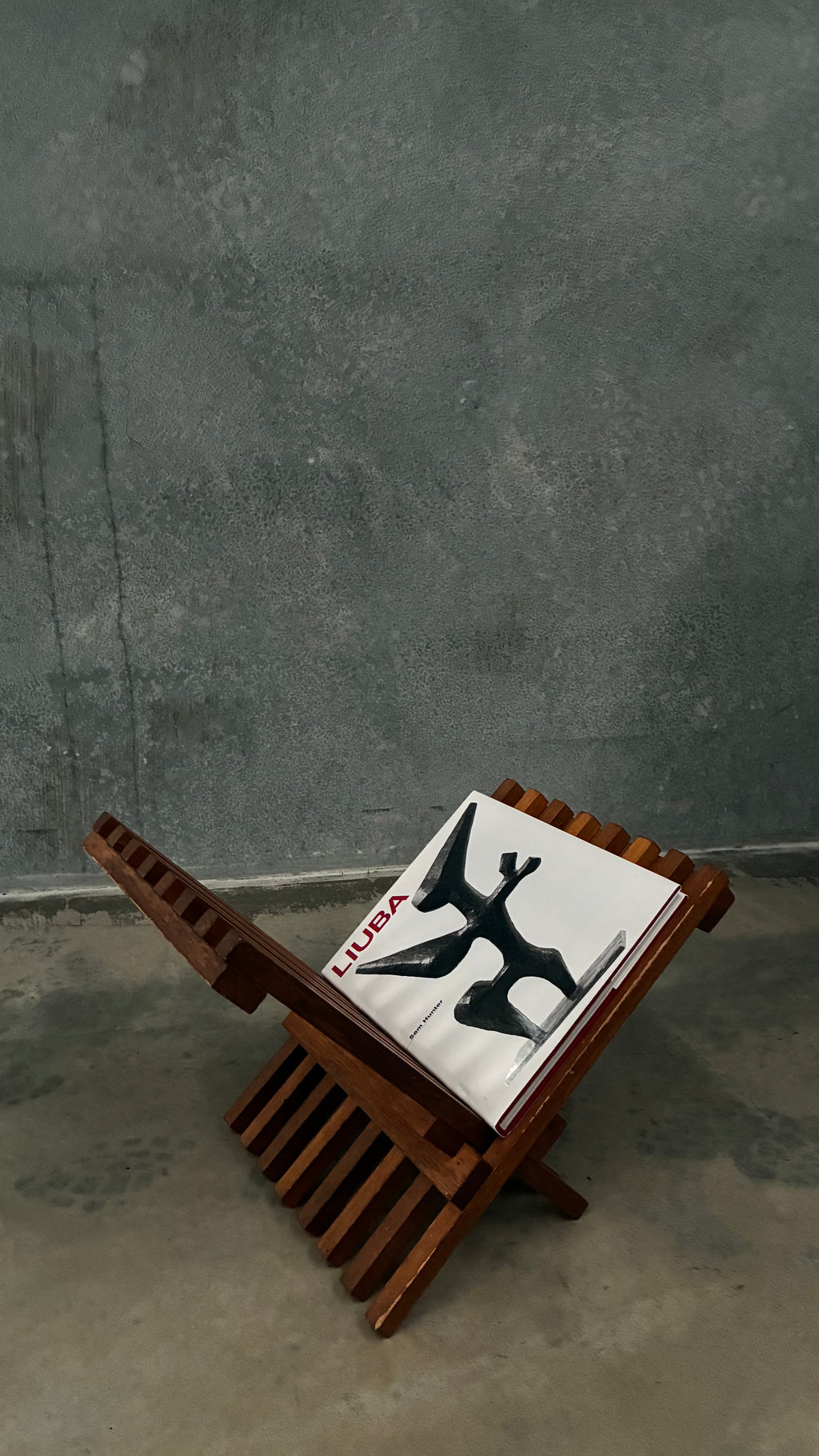 Mid-Century Timber Magazine Stand