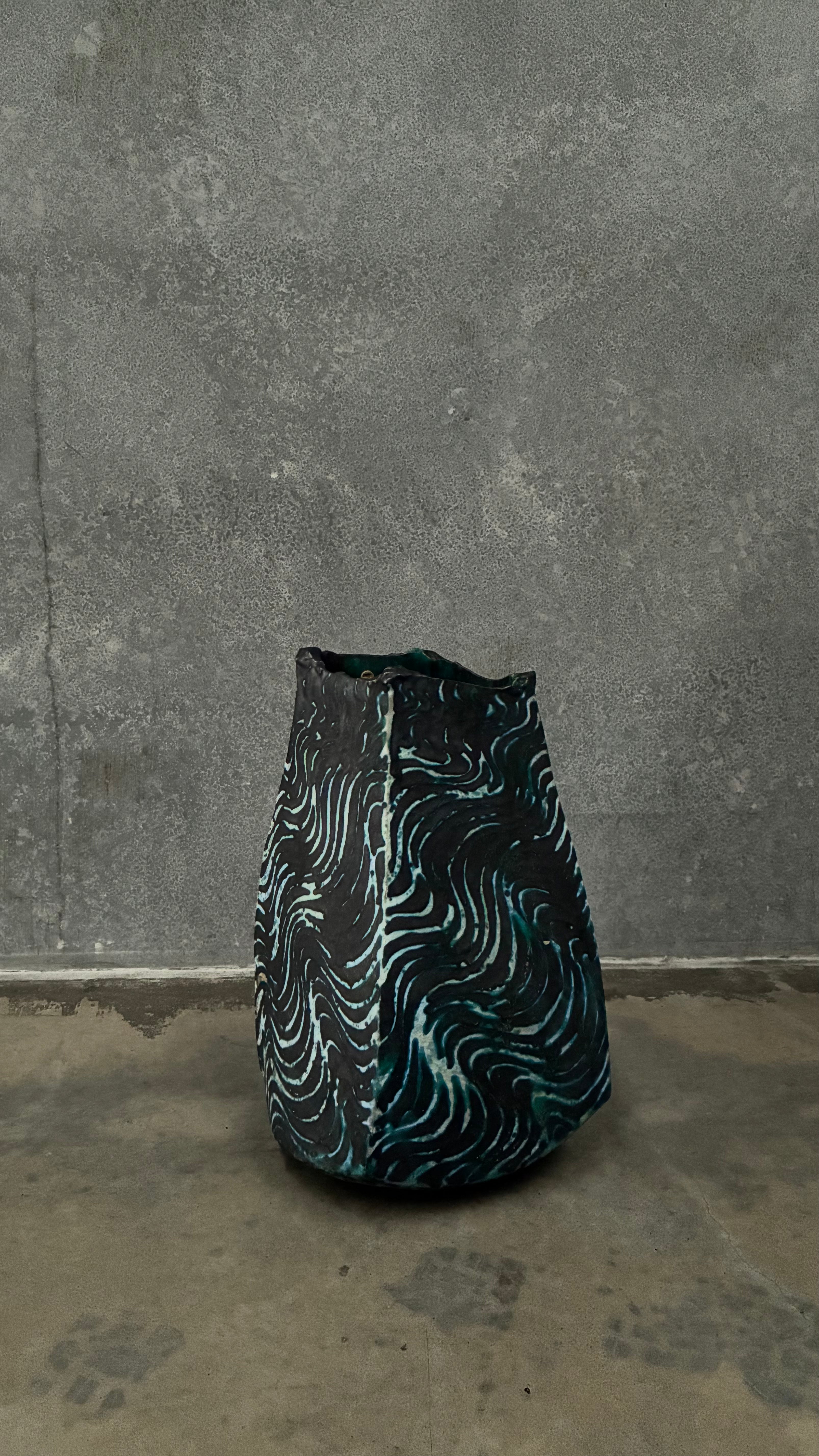 Japanese Studio Ceramic Vessel 1980s