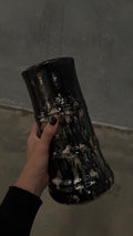 Vintage Japanese Bamboo Form Vessel