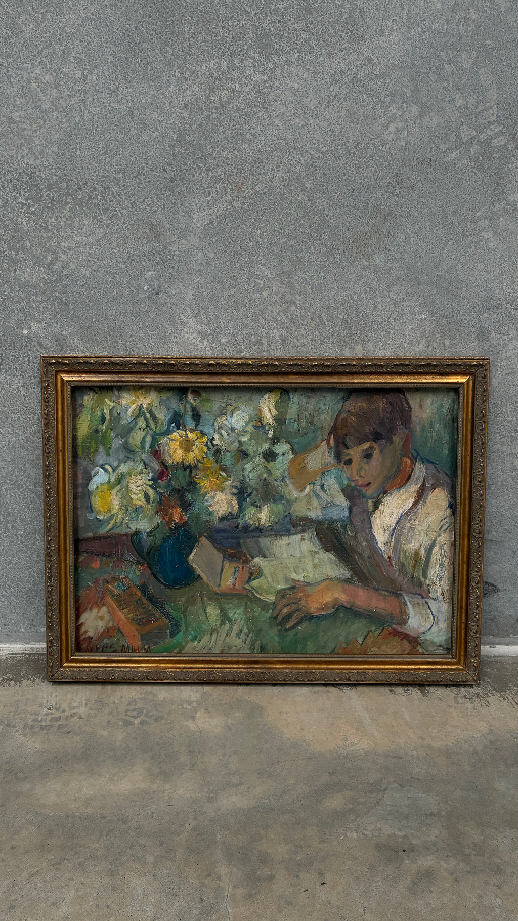 Mid-century Oil on board