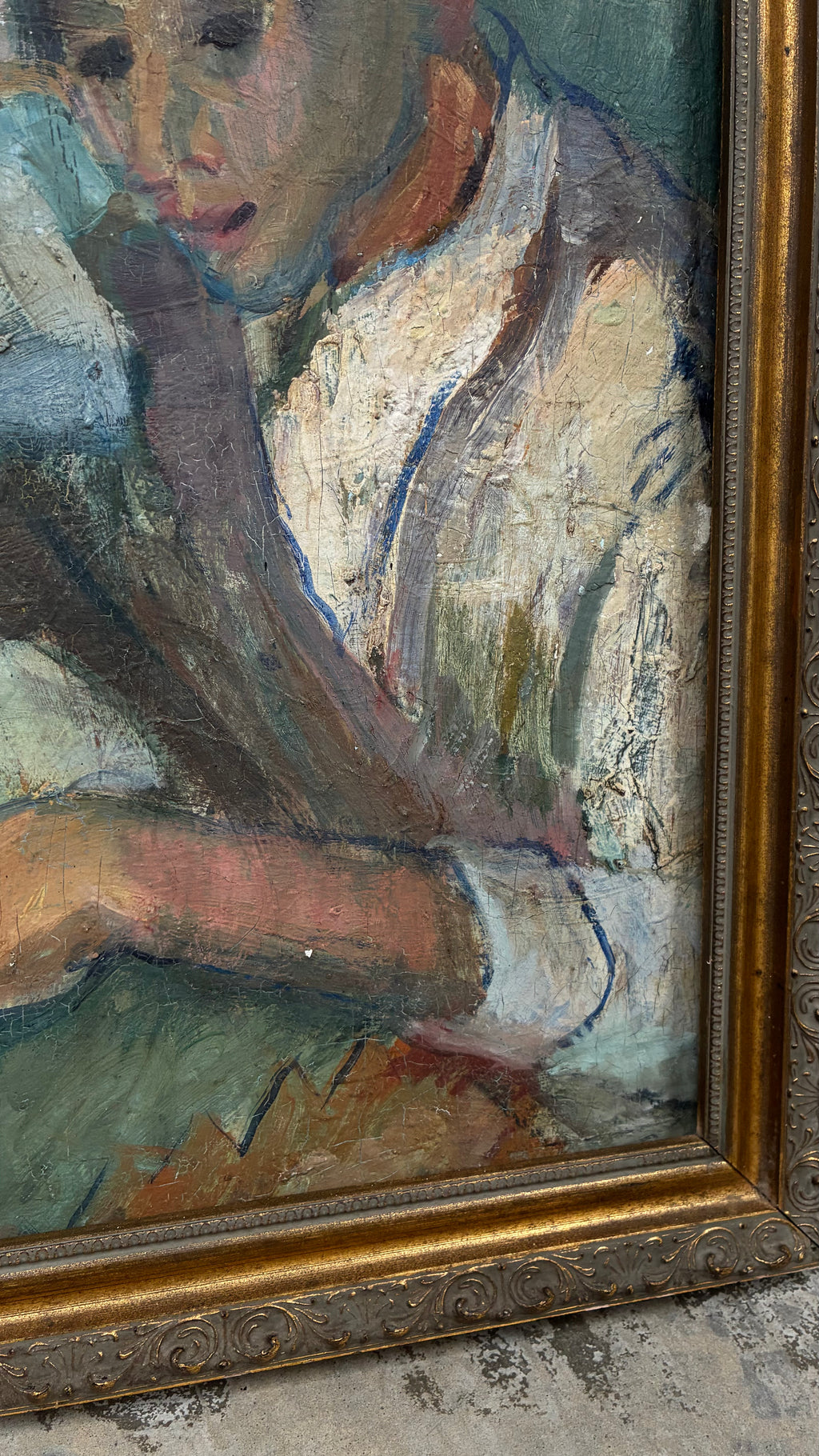 Mid-century Oil on board