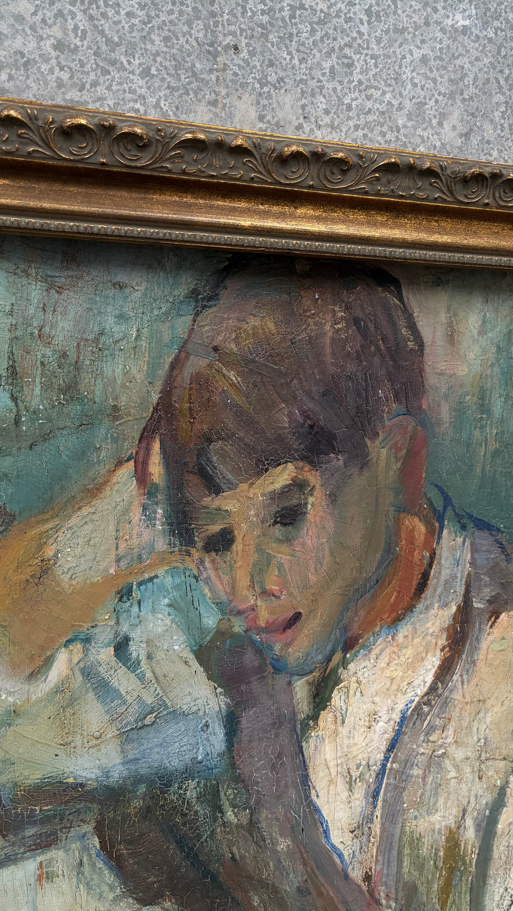 Mid-century Oil on board