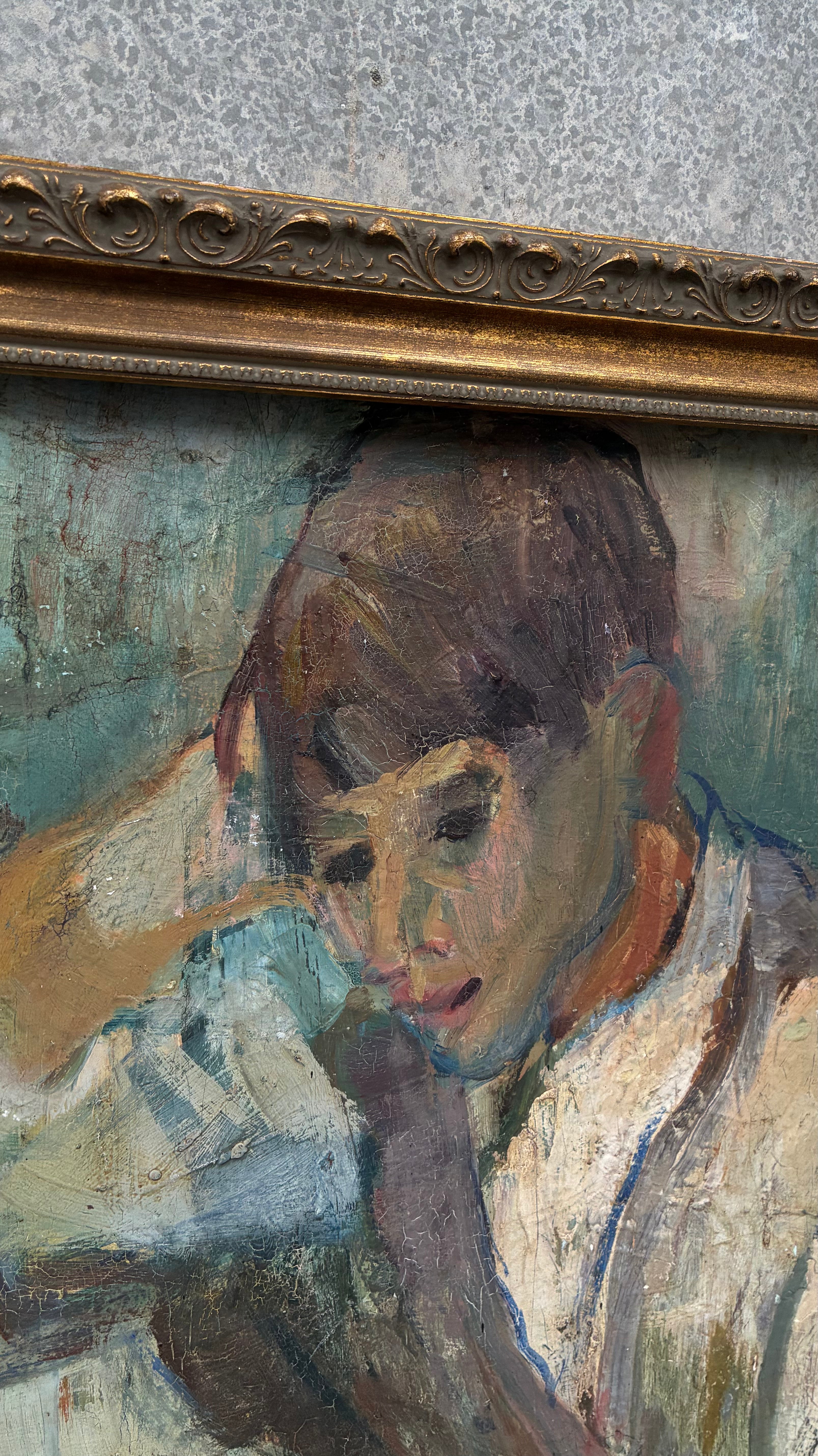 Mid-century Oil on board