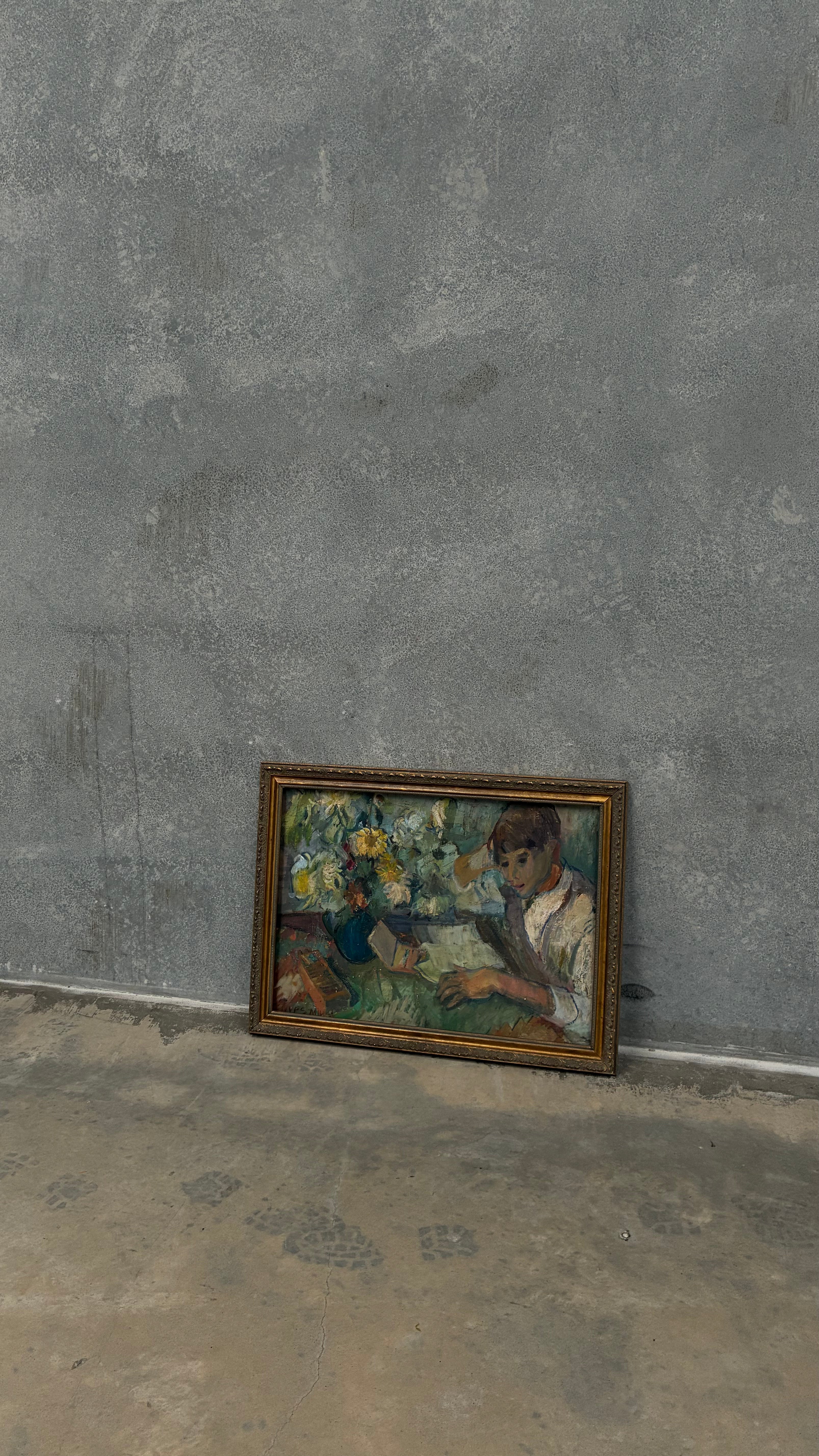 Mid-century Oil on board
