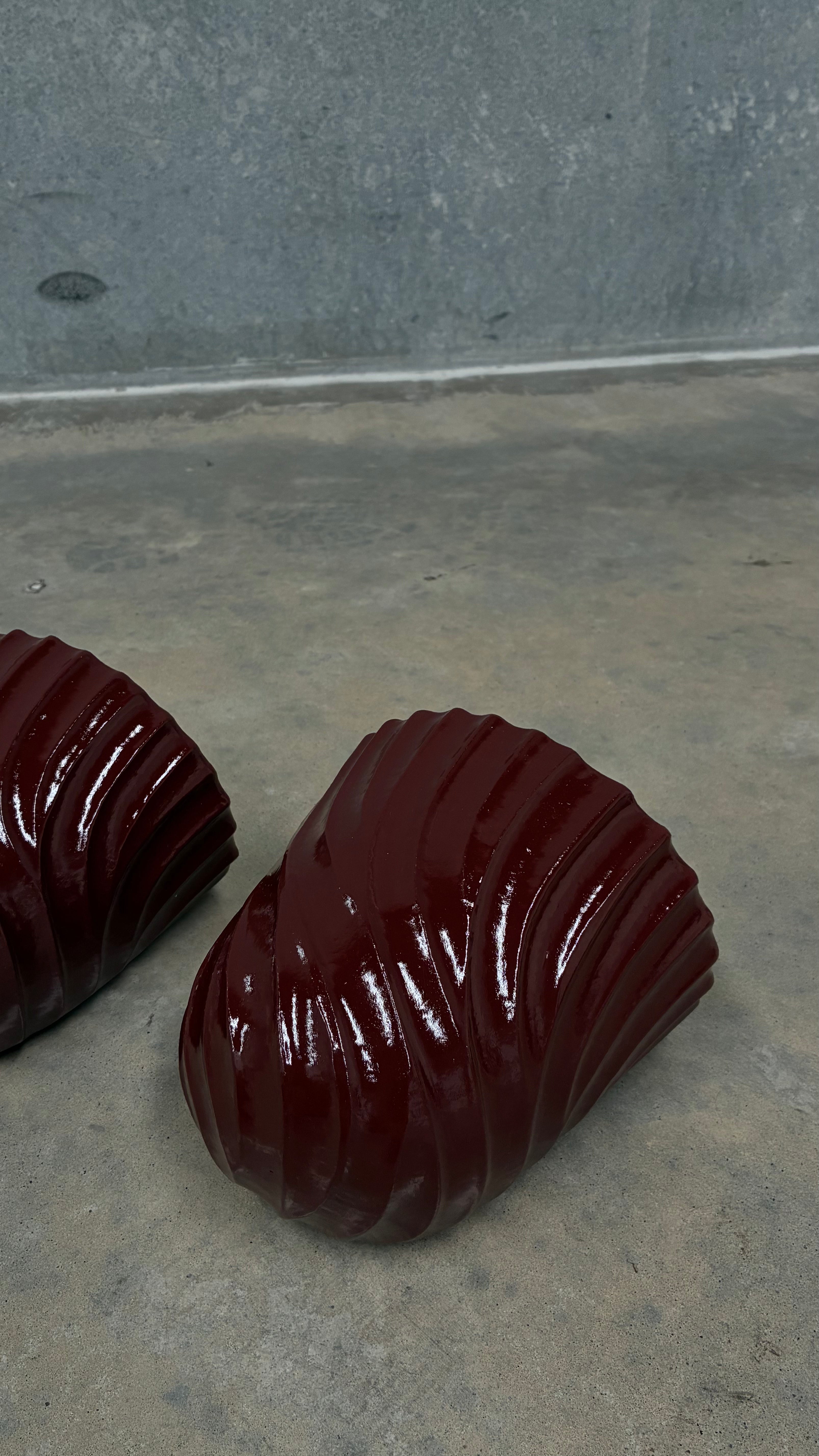 Pair of Handmade ceramic wall sconces, Portugal