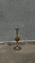Italian Sun Motif Candlestick 1970s
