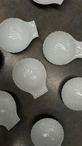 Vintage French Apilco Porcelain Shell Plate