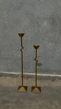 Pair of Italian Brass Candlesticks 1980s